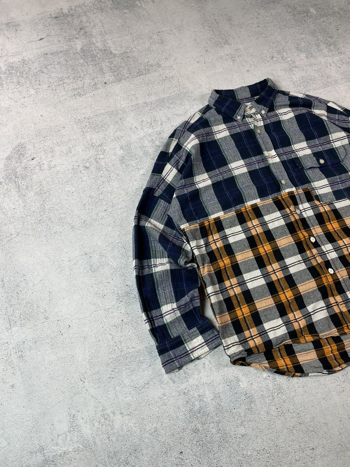 Palace PALACE Skateboarding Checkmate Drop Two Tone Oversized Shirt Size US M / EU 48-50 / 2 - 3 Thumbnail