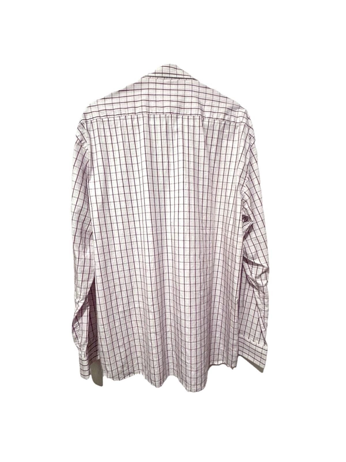 Carven Carven Men Button-Down Shirt Plaid Check Long Sleeve EU 52 Size US L / EU 52-54 / 3 - 2 Thumbnail