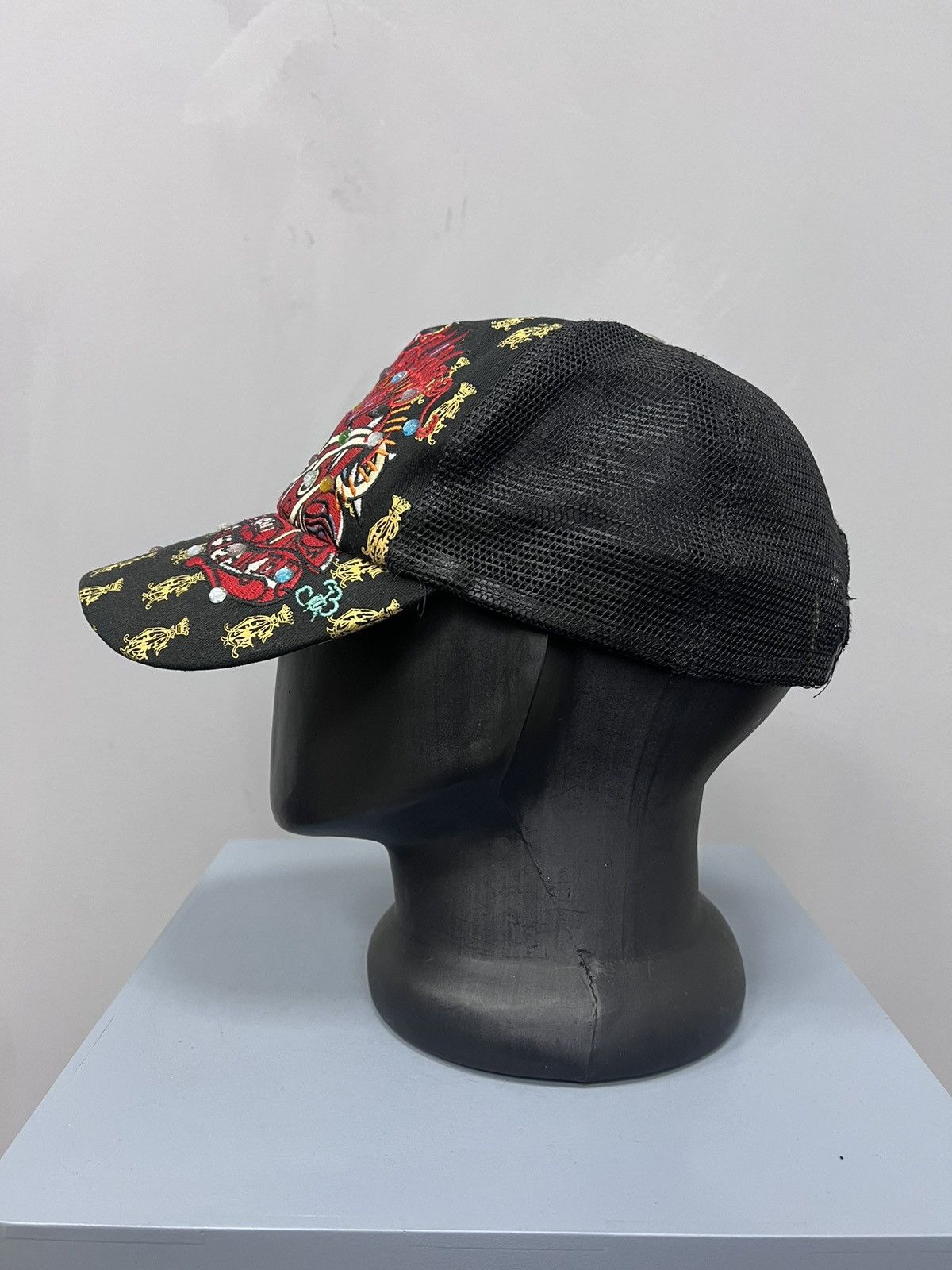 Christian Audigier × Ed Hardy × Japanese Brand Ed Hardy by Christian Audigier Cap Japanese Skull Death Y2K Size ONE SIZE - 3 Thumbnail