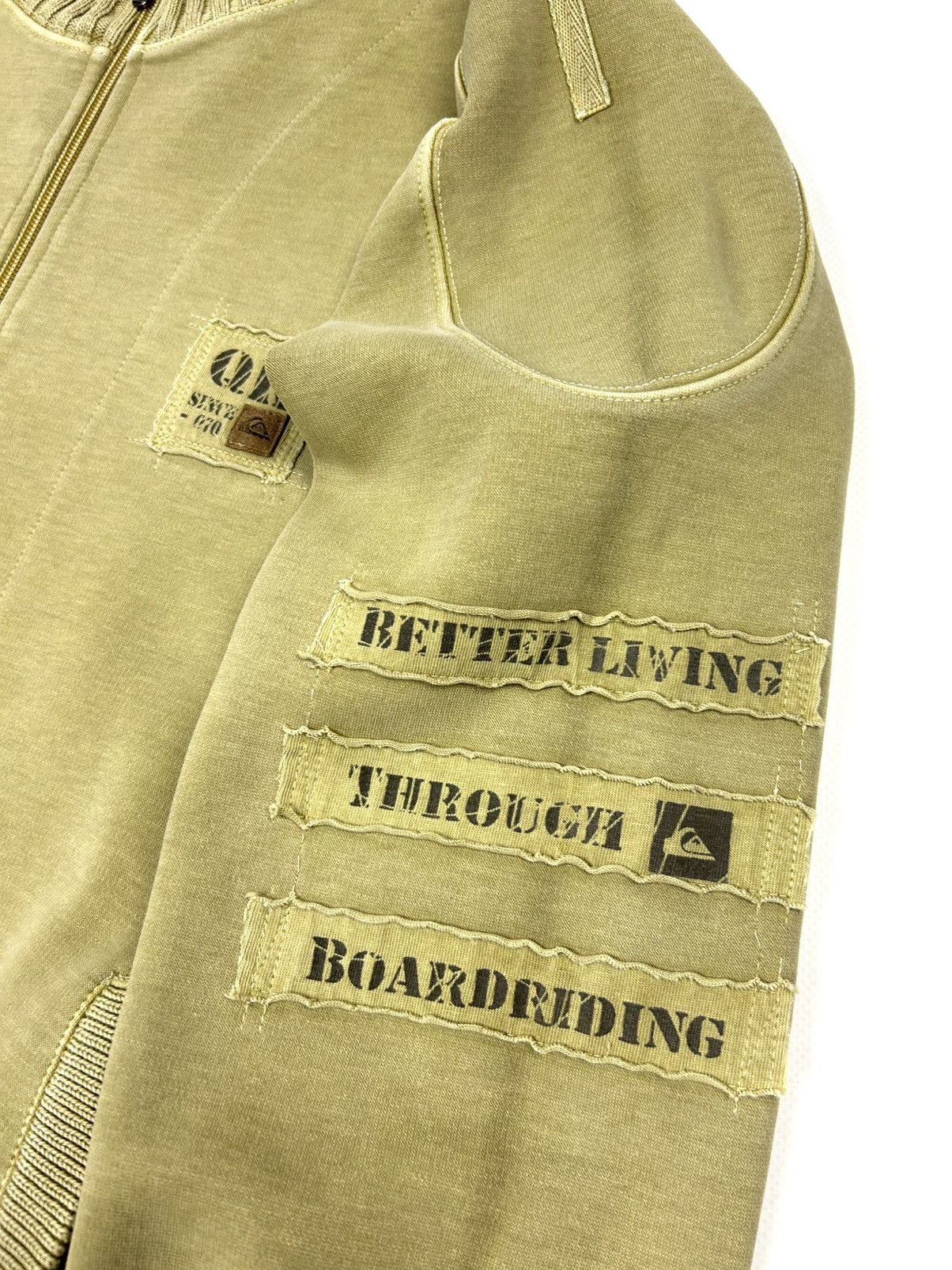 Quiksilver Vintage Quicksilver Sweatshirt Zip Up Sweater Surf Y2k Size US M / EU 48-50 / 2 - 15 Thumbnail