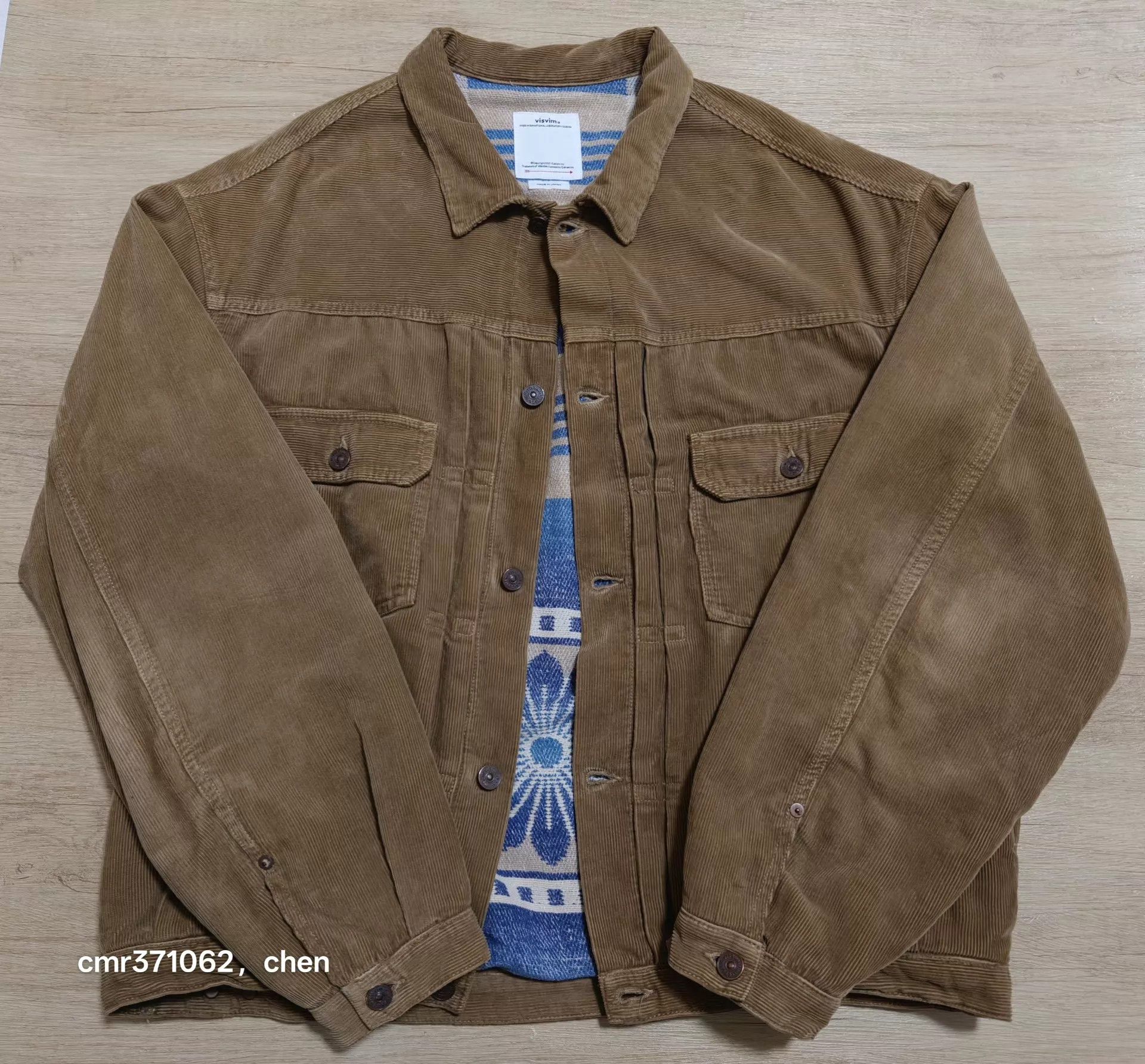 Visvim VISVIM 23AW SPOT 101XX Cords JKT Beige 4 95% New Size US XL / EU 56 / 4 - 4 Thumbnail