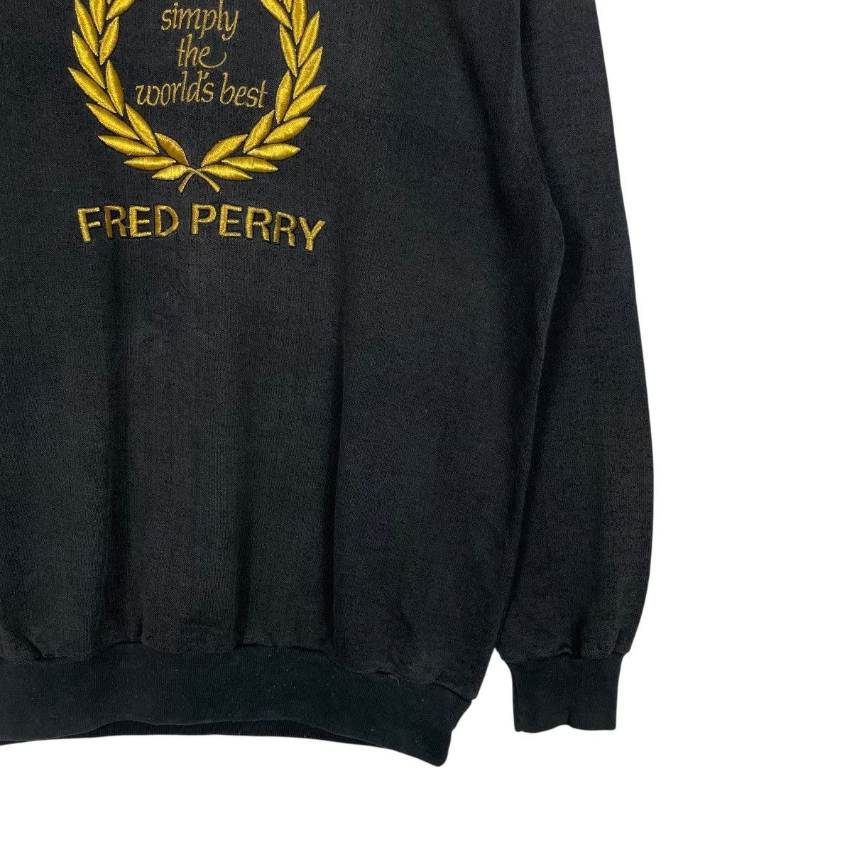 Fred Perry Vintage Fred Perry Big Logo Crewneck Sweatshirt Size US L / EU 52-54 / 3 - 4 Thumbnail