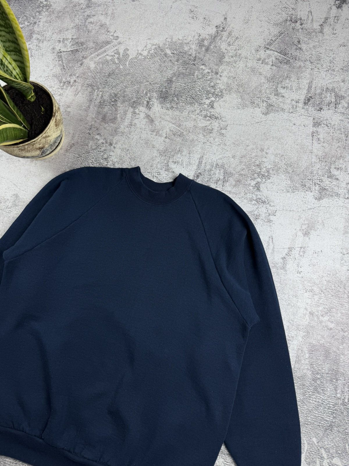 Vintage 90s Fruit of The Loom Sportswear Blank Hoodie Sweatshirt Pullover Size US XL / EU 56 / 4 - 5 Thumbnail