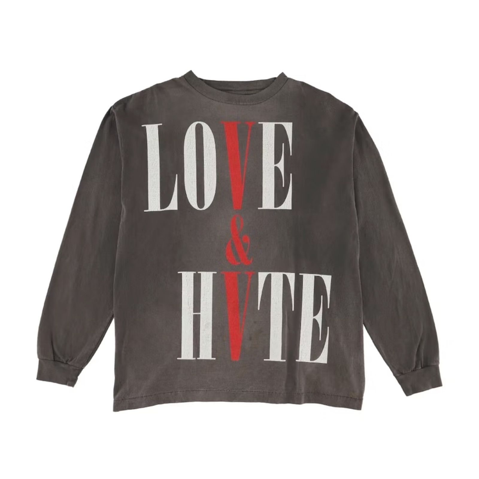 Saint Michael Saint Michael x VLONE Love & Hate Long Sleeve Tee