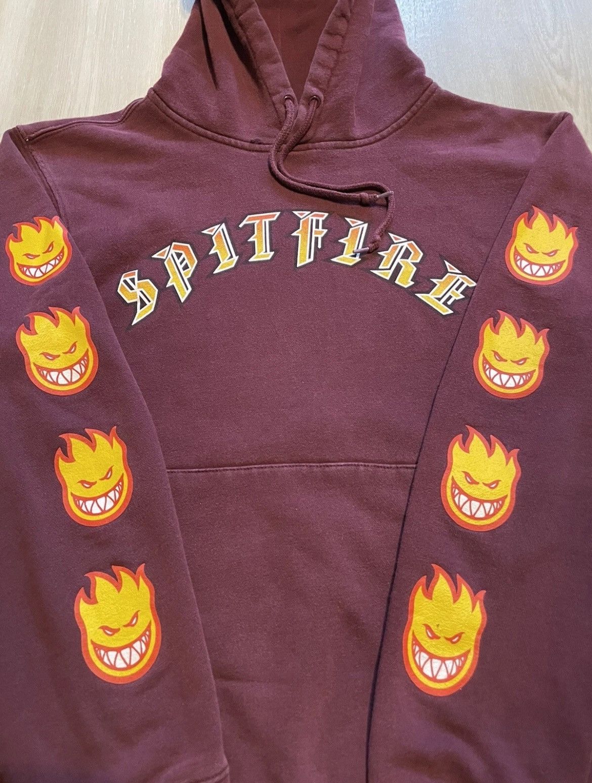 Spitfire Vintage Spitfire Pullover Flame Hoodie Mens Small Size US S / EU 44-46 / 1 - 1 Thumbnail