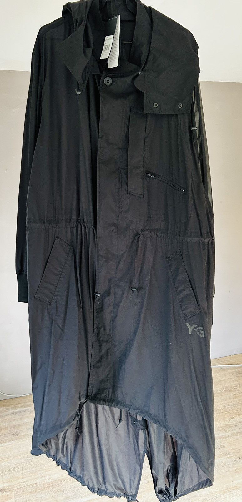 Y-3 Y-3 | Adizero Parka | Yohji | Black | adidas Size US XL / EU 56 / 4 - 2 Thumbnail