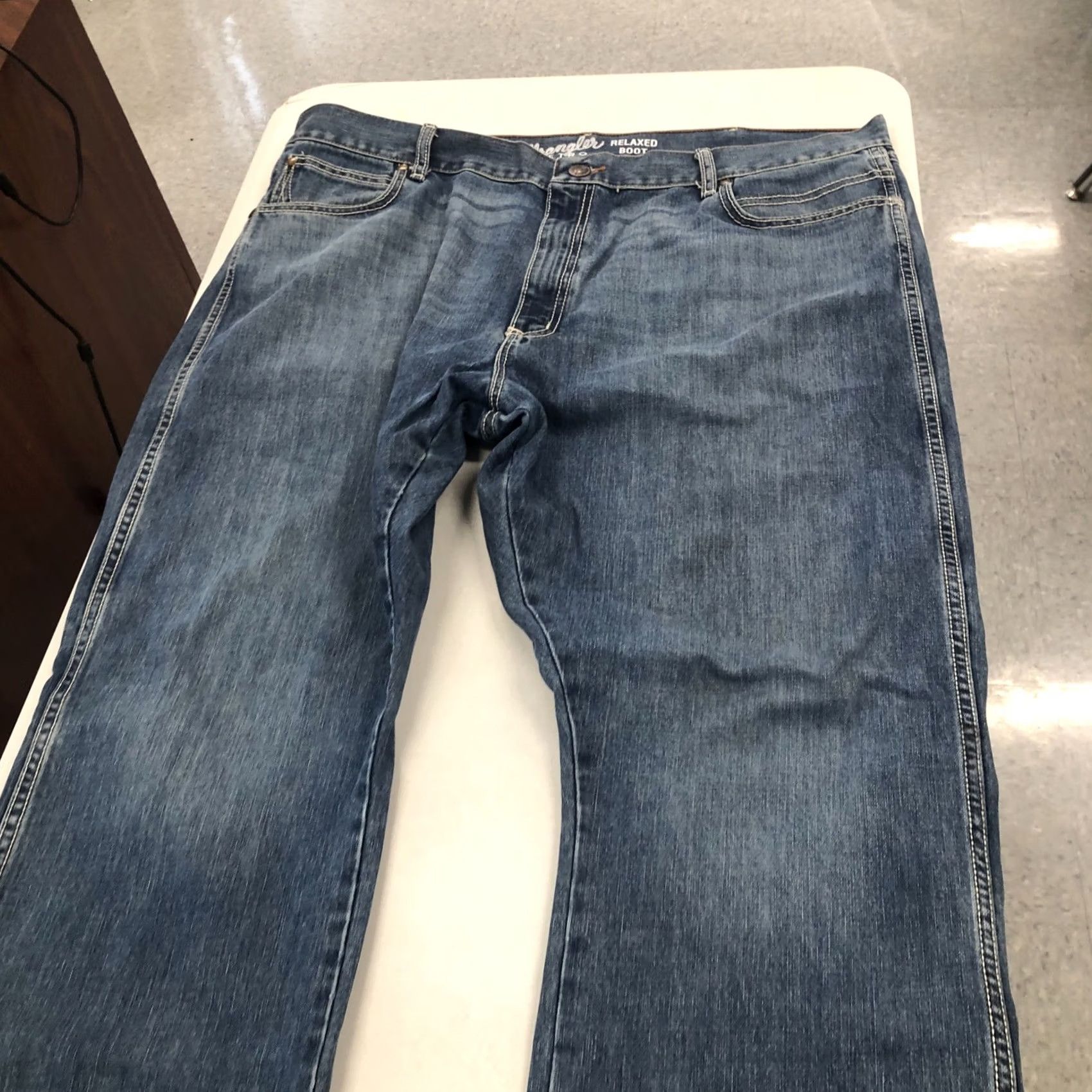 Wrangler Wrangler Retro Jeans Men's 42x31 Relaxed Boot Blue Denim 5-Pocket Cowboy Western Jeans Size US 42 / EU 58 - 3 Thumbnail