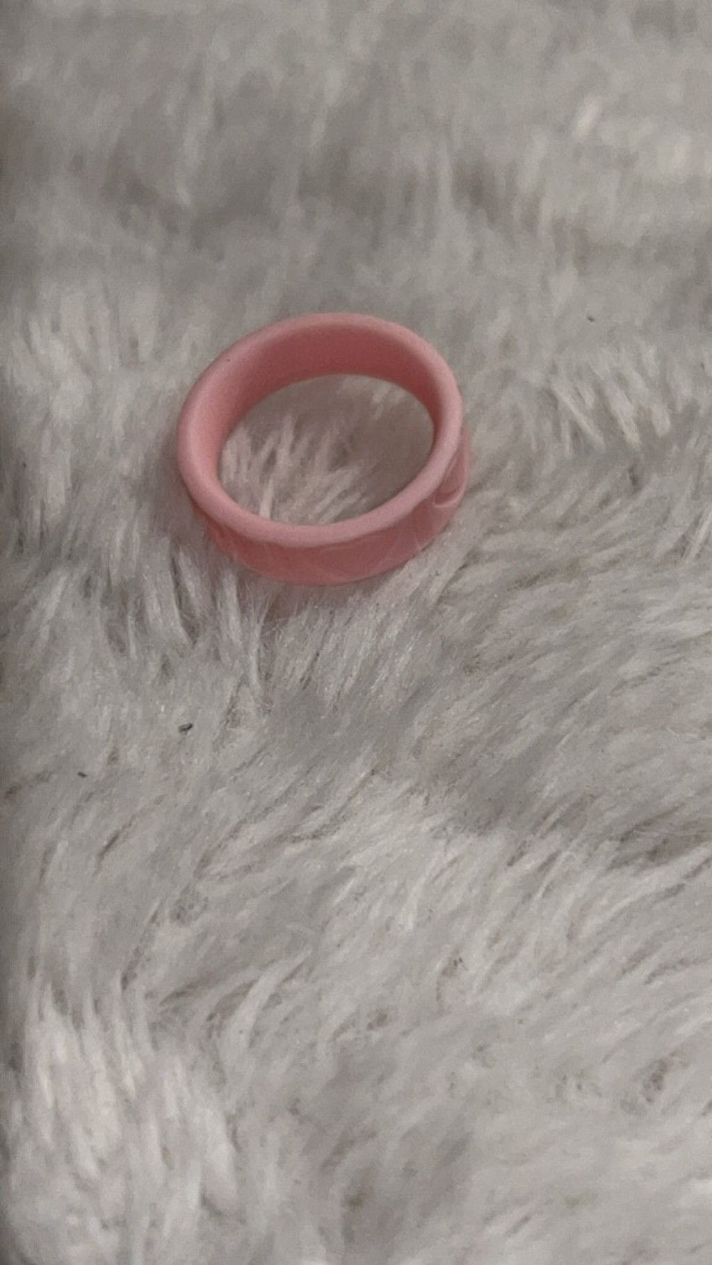The Unbranded Brand Women's Unbranded Pink Silicone Ring One Size Size ONE SIZE - 1 Thumbnail