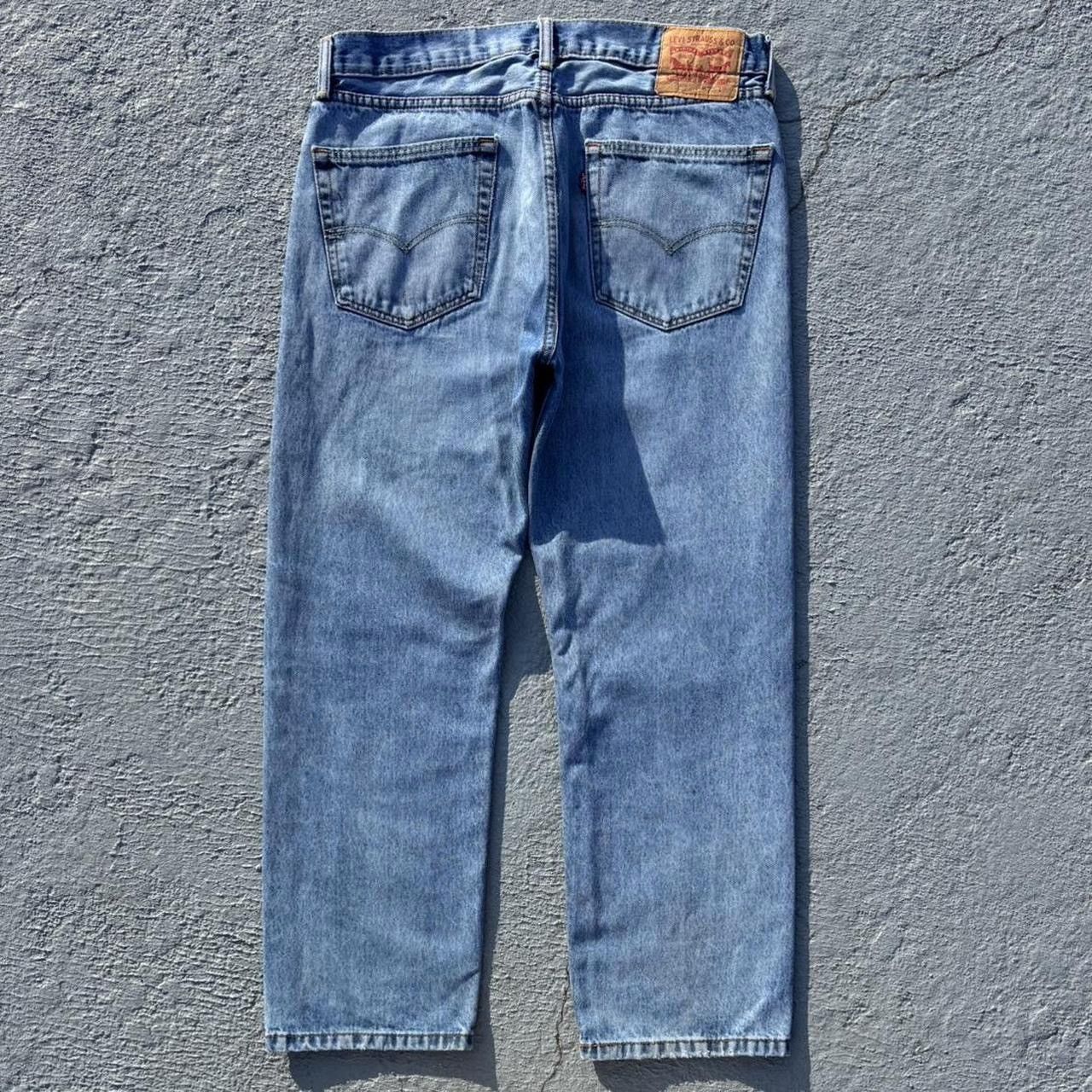 Levi's Early 2000s Levi’s 505 Straight Fit Light Blue Jeans Size US 34 / EU 50 - 1 Thumbnail