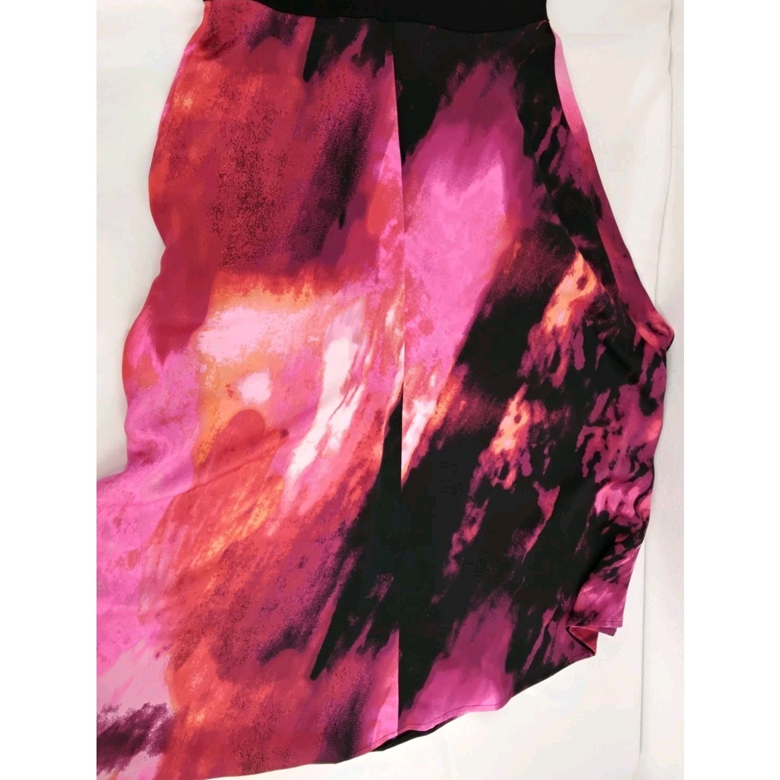 DKNY DKNY Maxi Dress Women's XS Black and Pink Short Sleeve NWT Size XS / US 0-2 / IT 36-38 - 10 Thumbnail