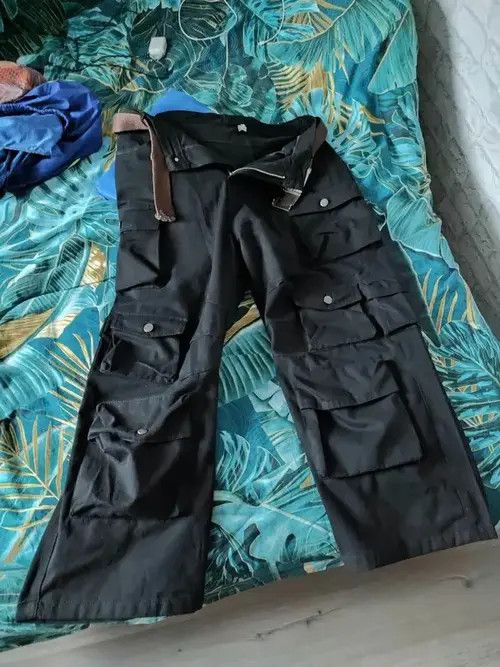 Designer × Japanese Brand Cargo Pants Multi-pockets Size US 34 / EU 50 - 3 Thumbnail