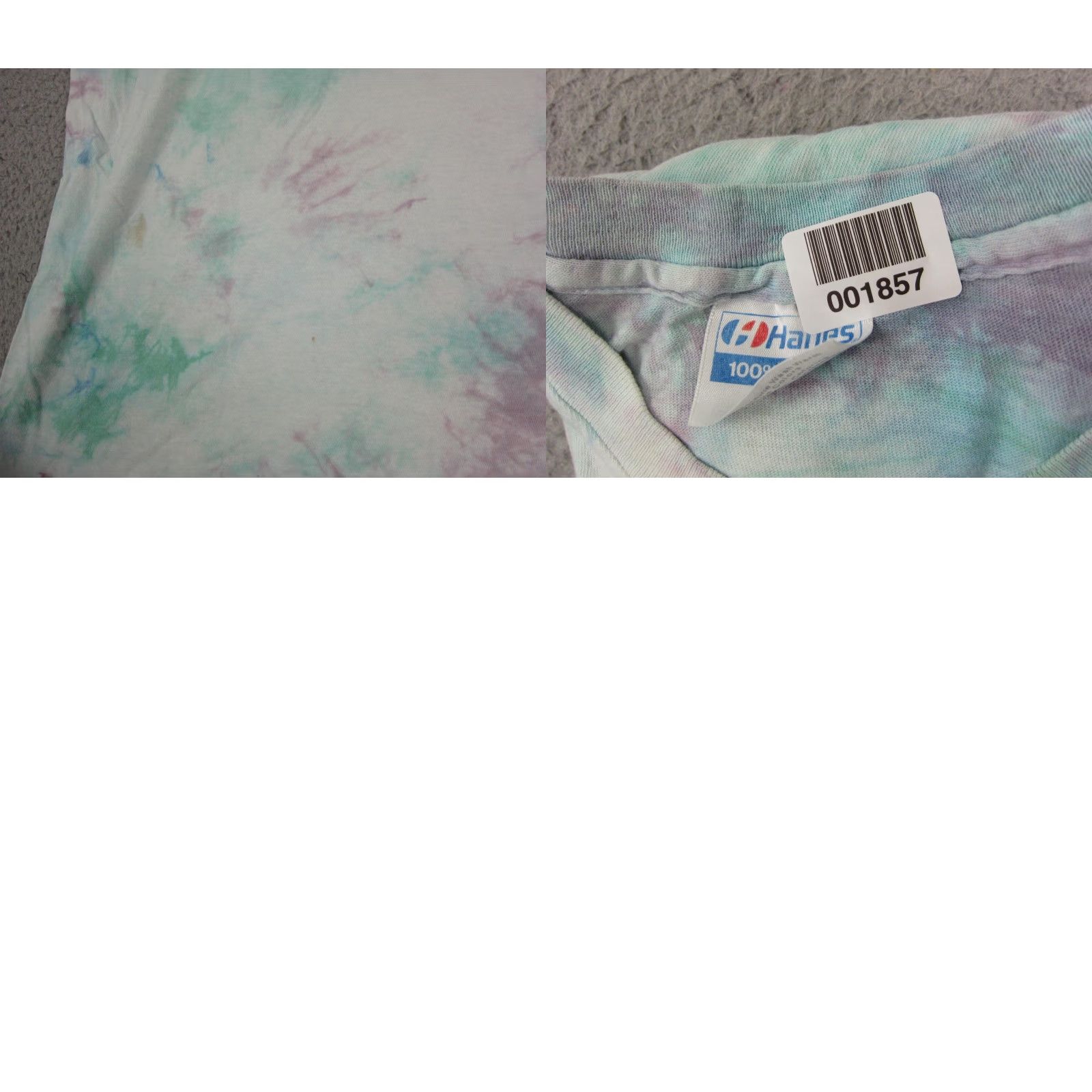 Hanes Vintage Hanes Shirt XL White Crew Neck Short Sleeve 90s Mens T-Shirt USA Desert Deer Cave Drawings Size US XL / EU 56 / 4 - 9 Thumbnail