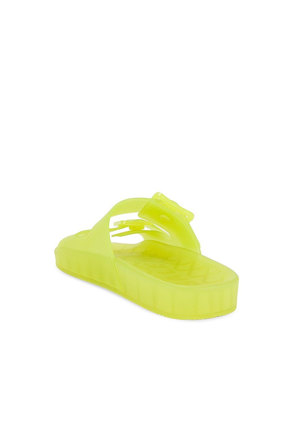 Balenciaga o1y1224 Rubber Slides Mules & Clogs in Yellow Size US 8 / EU 41 - 3 Thumbnail