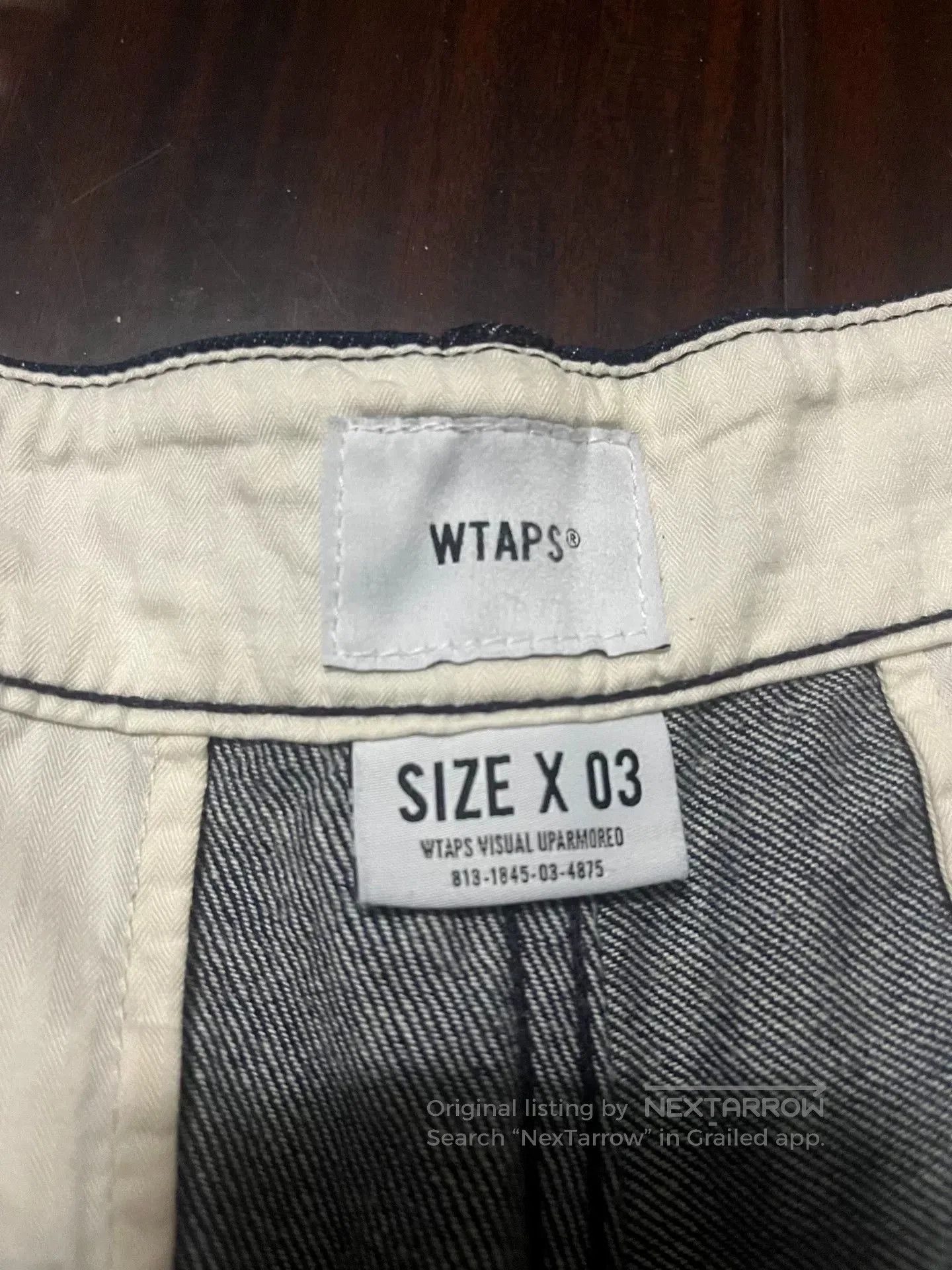 Wtaps WTAPS 17AW Cargo Denim Military Pants. Size US 36 / EU 52 - 3 Thumbnail