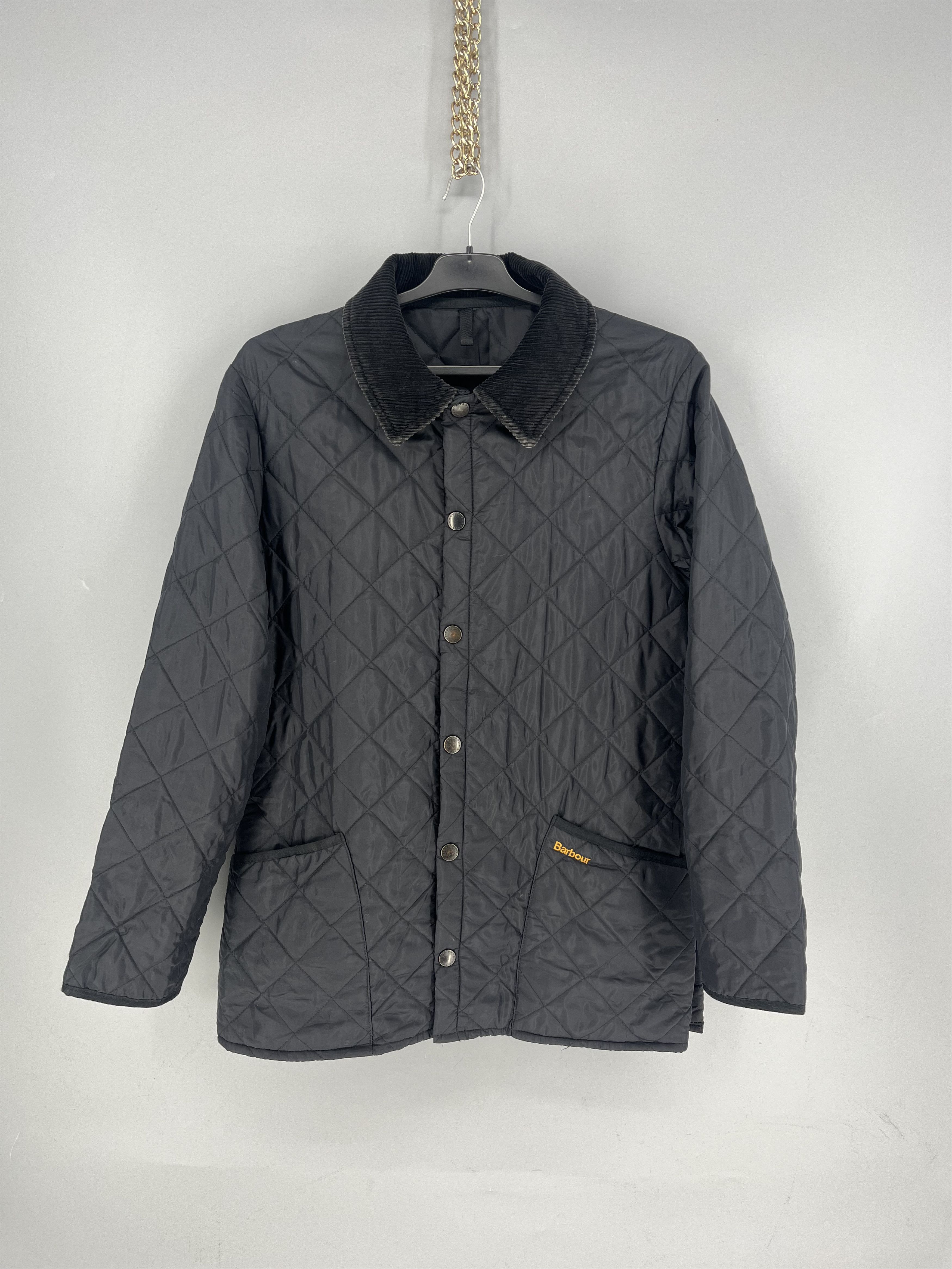Men's Barbour Liddesdale Quilted Jacket Casual Black