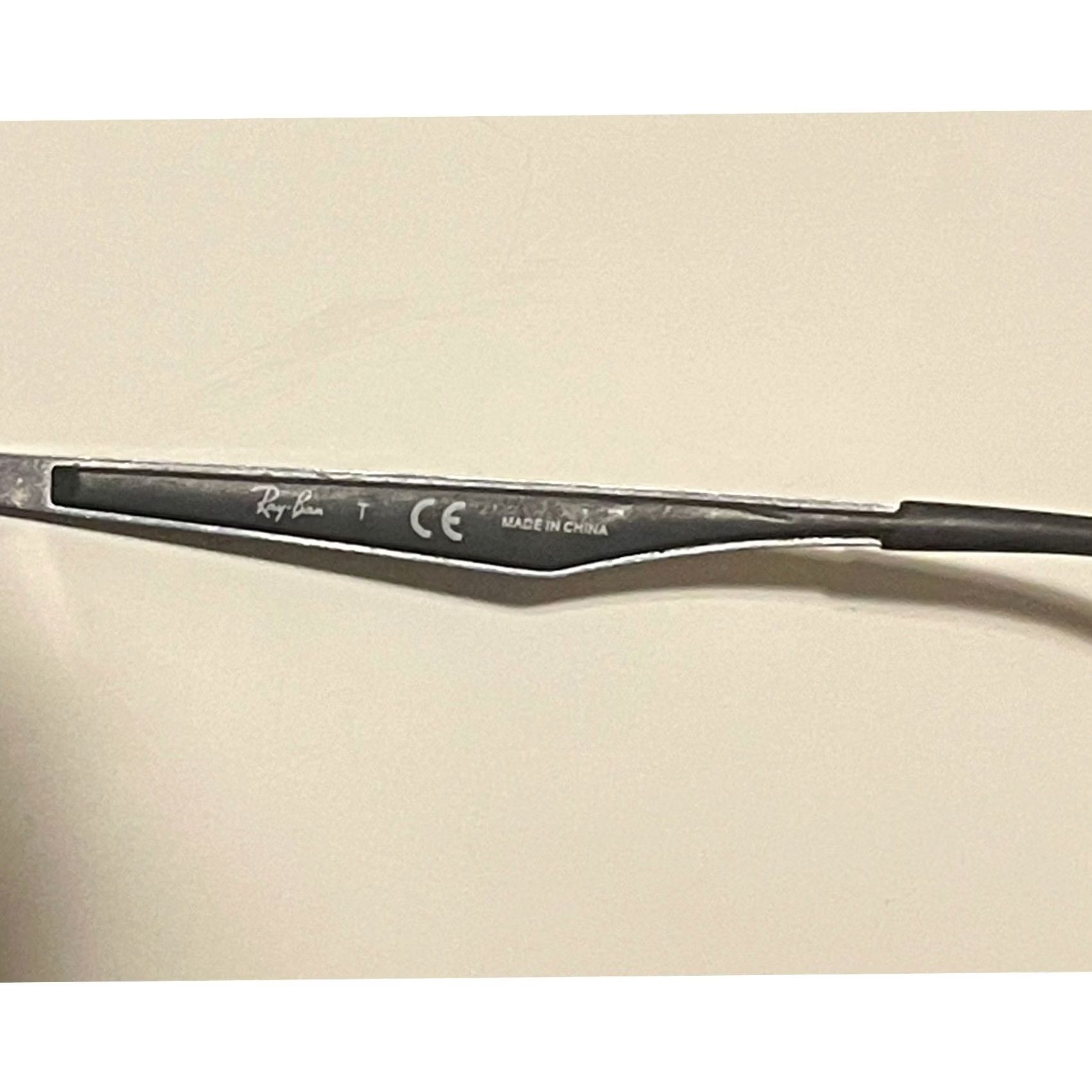 Vintage VINTAGE Ray-Ban Eyeglasses RB6383 2553 Silver Frame Glasses Frame Only Designer Eyewear Unisex Size ONE SIZE - 6 Thumbnail
