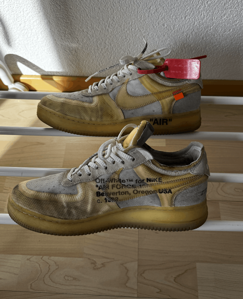Nike × Off-White Nike Air Force 1 Off White White OG Size US 11.5 / EU 44-45 - 6 Thumbnail