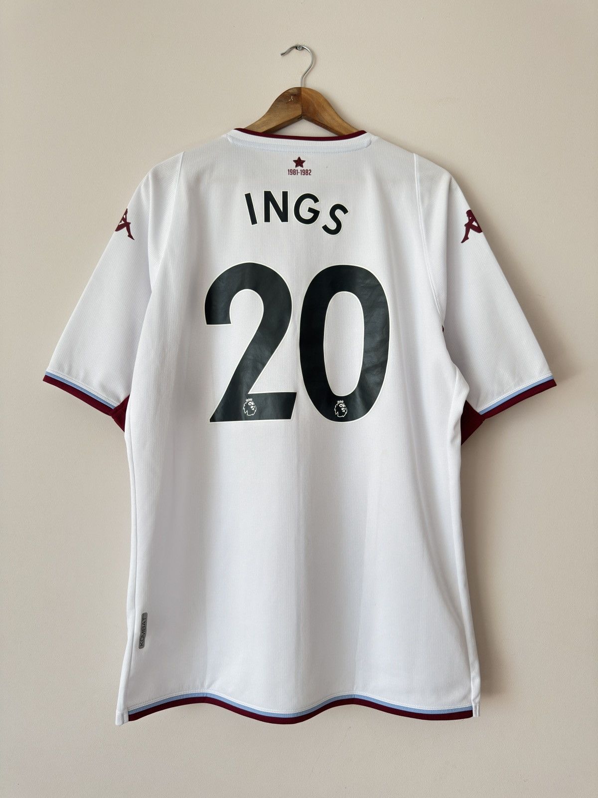 Kappa Ings #20 Aston Villa 2021-2022 Away Soccer Jersey Football Size US XXL / EU 58 / 5 - 1 Thumbnail