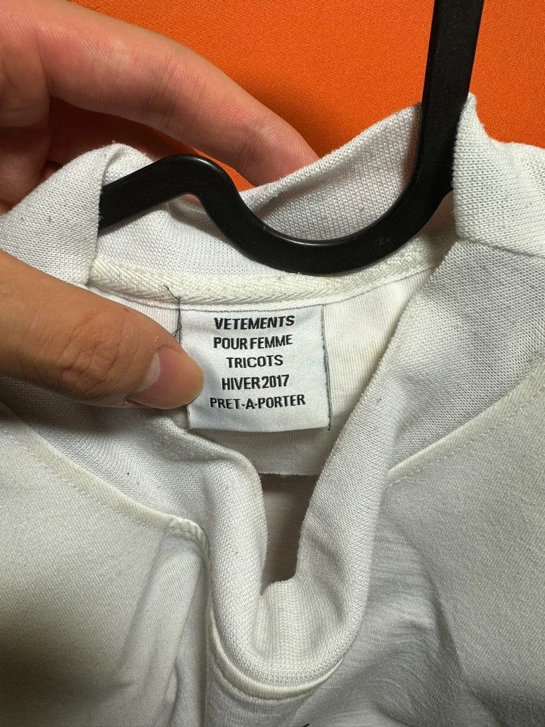 Vetements Vetements Shoulder-padded slogan short sleeve 2506-Nextarro Size US M / EU 48-50 / 2 - 3 Thumbnail