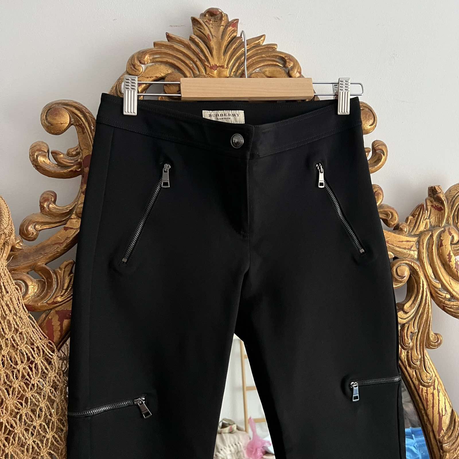 Burberry VTG Burberry Black Multipocket Pants Size 27" / US 4 / IT 40 - 3 Thumbnail