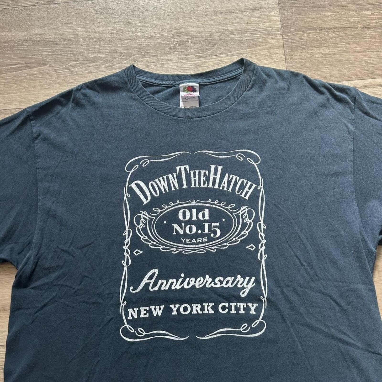 Fruit Of The Loom Vintage 90’s Jack Daniel Anniversary black t shirt size xl Size US XL / EU 56 / 4 - 2 Thumbnail
