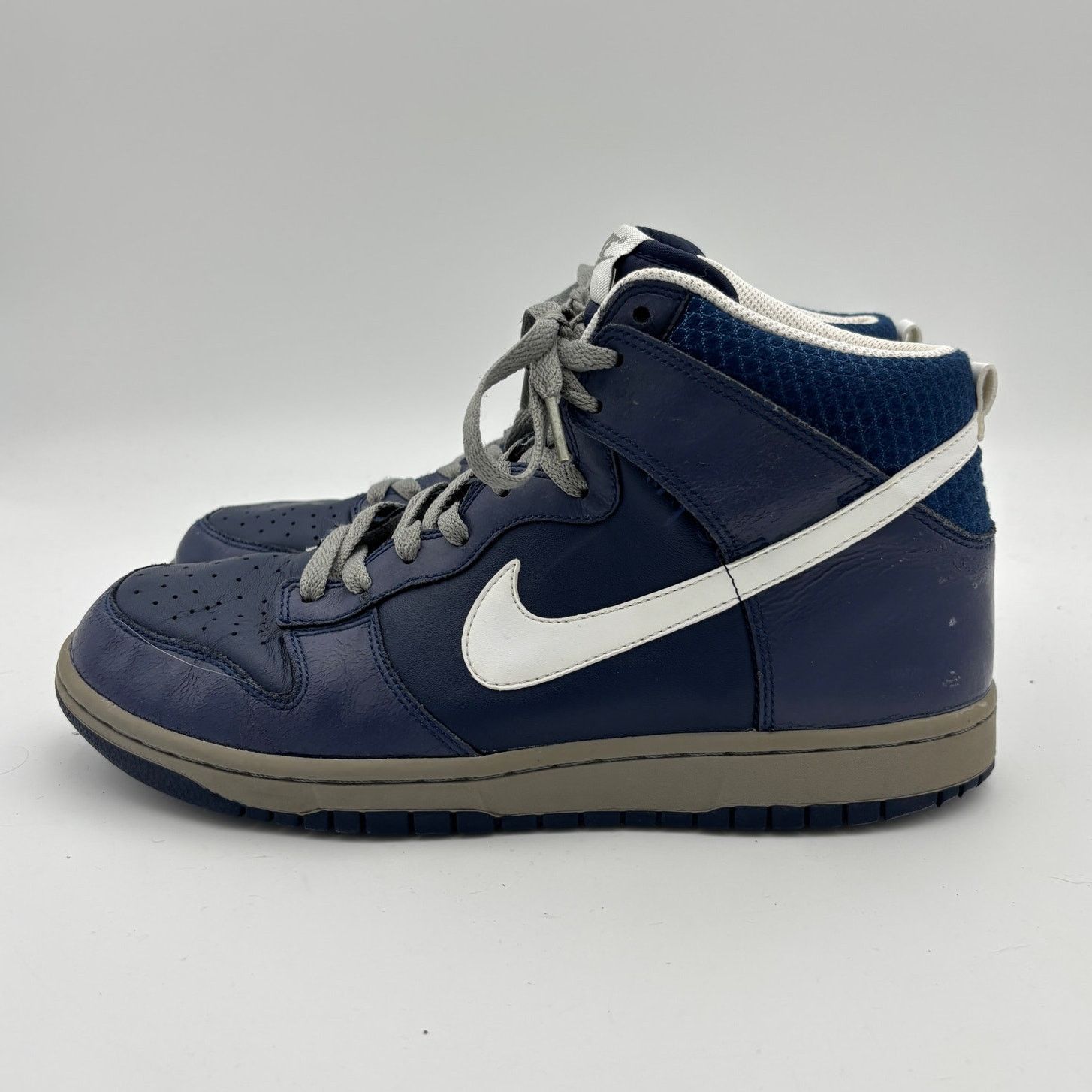 Nike Nike Dunk High Midnight Navy White Gray Sneakers Men's 10 Size US 10 / EU 43 - 5 Thumbnail
