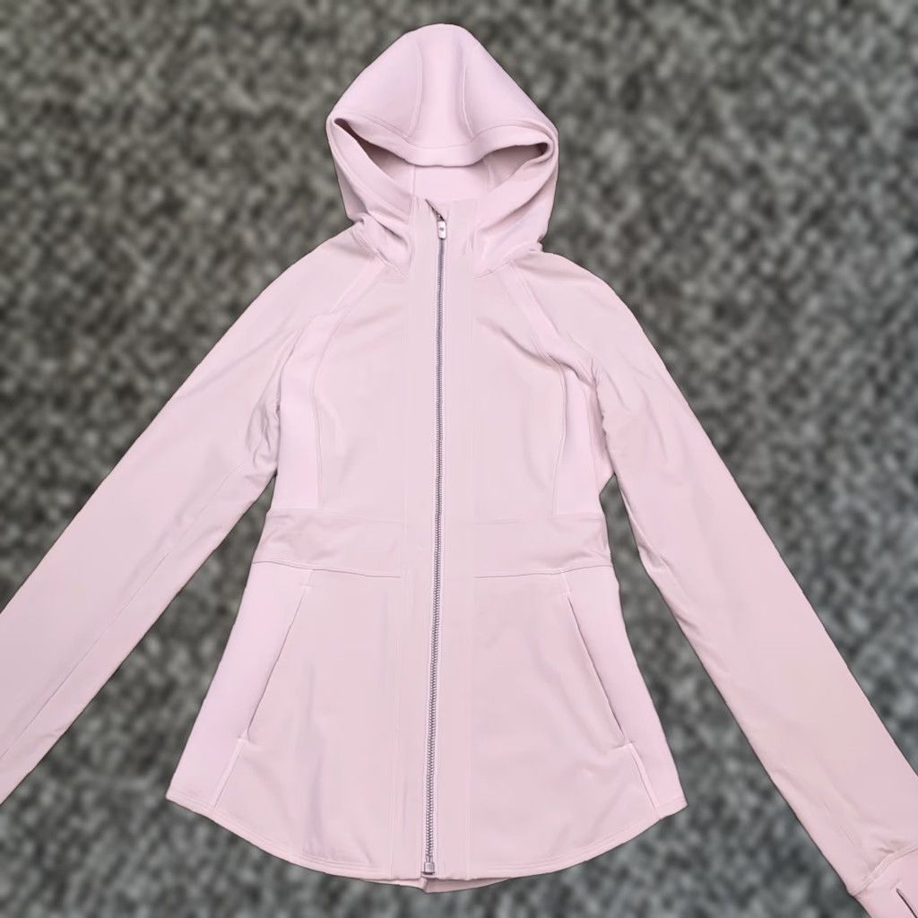 Lululemon Lululemon State Seeker Jacket Womens 4 Light Chrome Full Zip Hooded Jacket Size S / US 4 / IT 40 - 1 Thumbnail