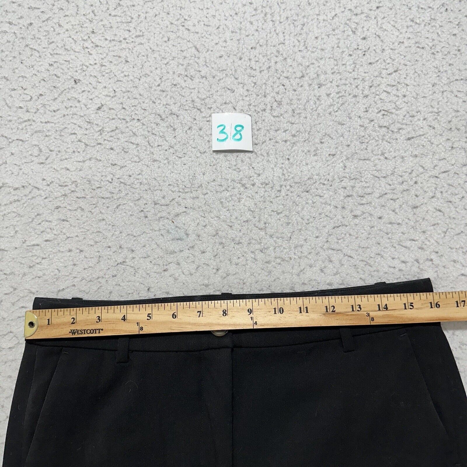 J.Crew J. Crew 8 Black Flat Front Dress Pants High Rise Stretch Size 30" / US 8 / IT 44 - 10 Thumbnail
