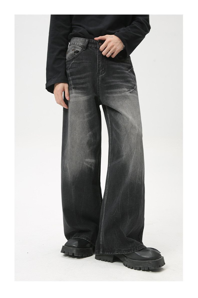 Japanese Brand × Jean High Street Vintage Tie-Dye Black Washed Jeans Size US 32 / EU 48 - 3 Thumbnail