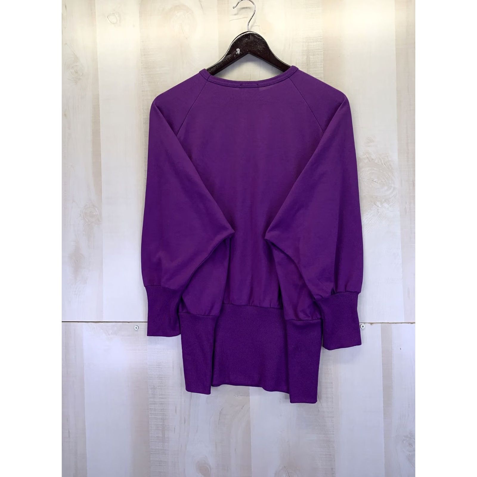Vintage VINTAGE Mooncraft Womens 3/4 Sleeve Glitter Gem Jewled Top One Size Purple 1980s-1990s Womens Size ONE SIZE - 7 Thumbnail