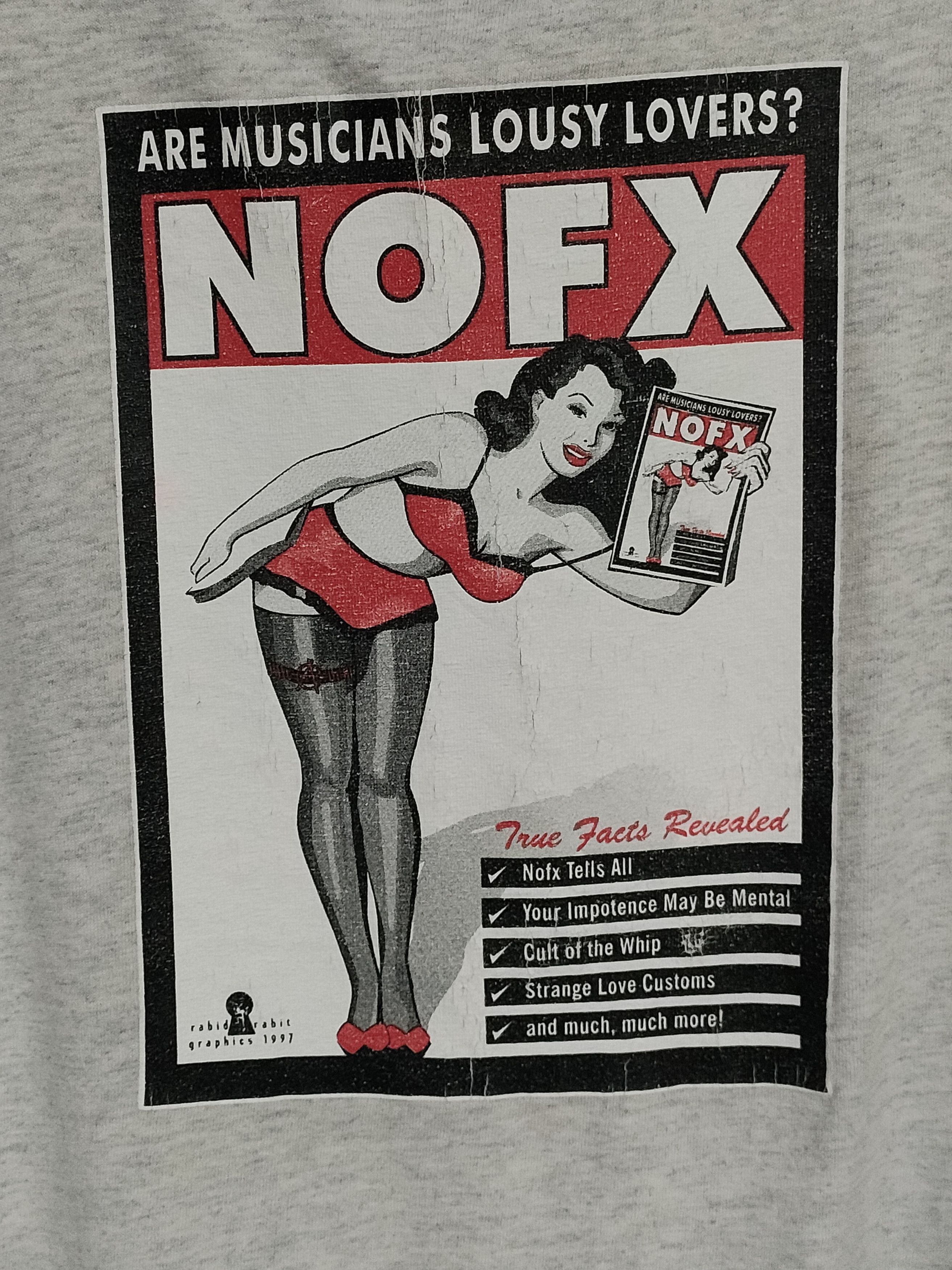 Band Tees × Vintage NOFX saved my sex life Size US XL / EU 56 / 4 - 1 Thumbnail
