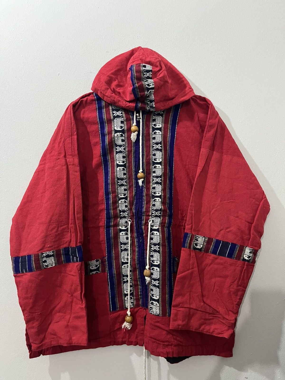 Beauty Beast 💥VINTAGE 80s THAI TRADITION Inspired REVERSIBLE JACKET Size US XL / EU 56 / 4 - 1 Thumbnail