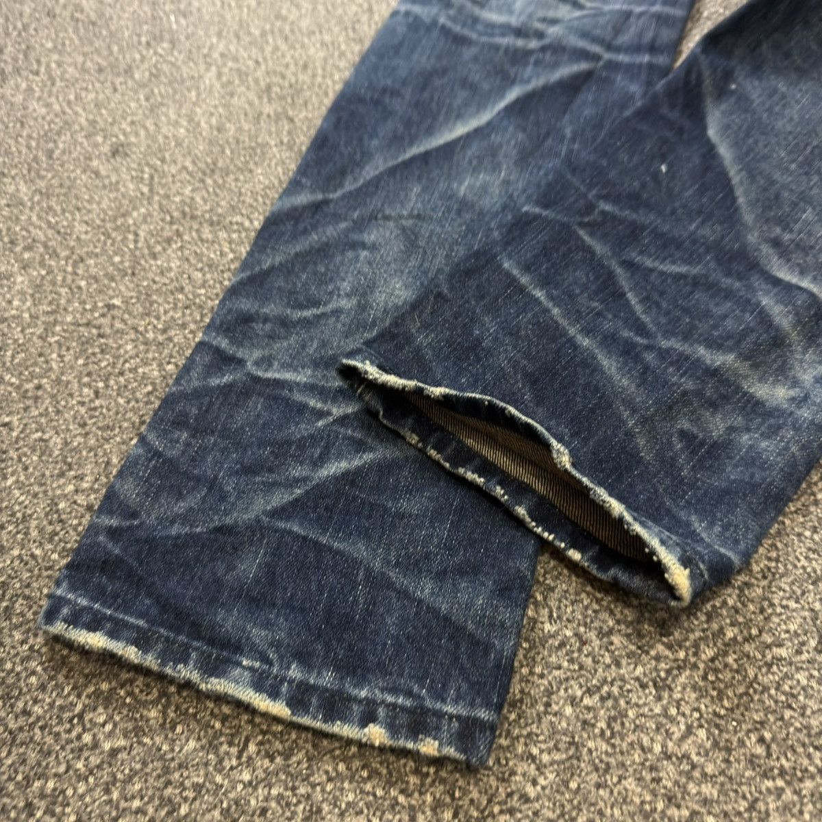 Black Label Distressed Black Label Paint Destroy Denim Jeans Amiri Style Size US 30 / EU 46 - 12 Thumbnail