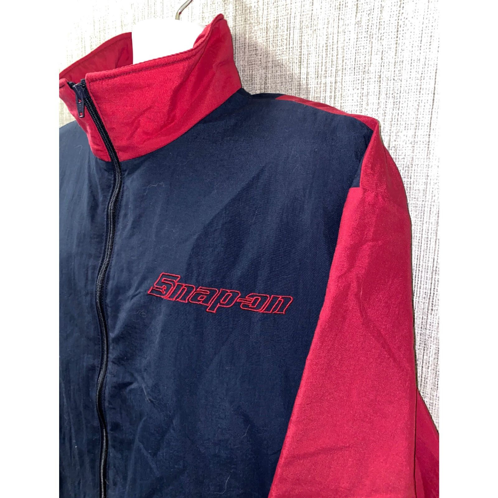 Vintage Vtg Swingster Full Zip Jacket Mens L Blue/Red USA Made Size US L / EU 52-54 / 3 - 2 Thumbnail