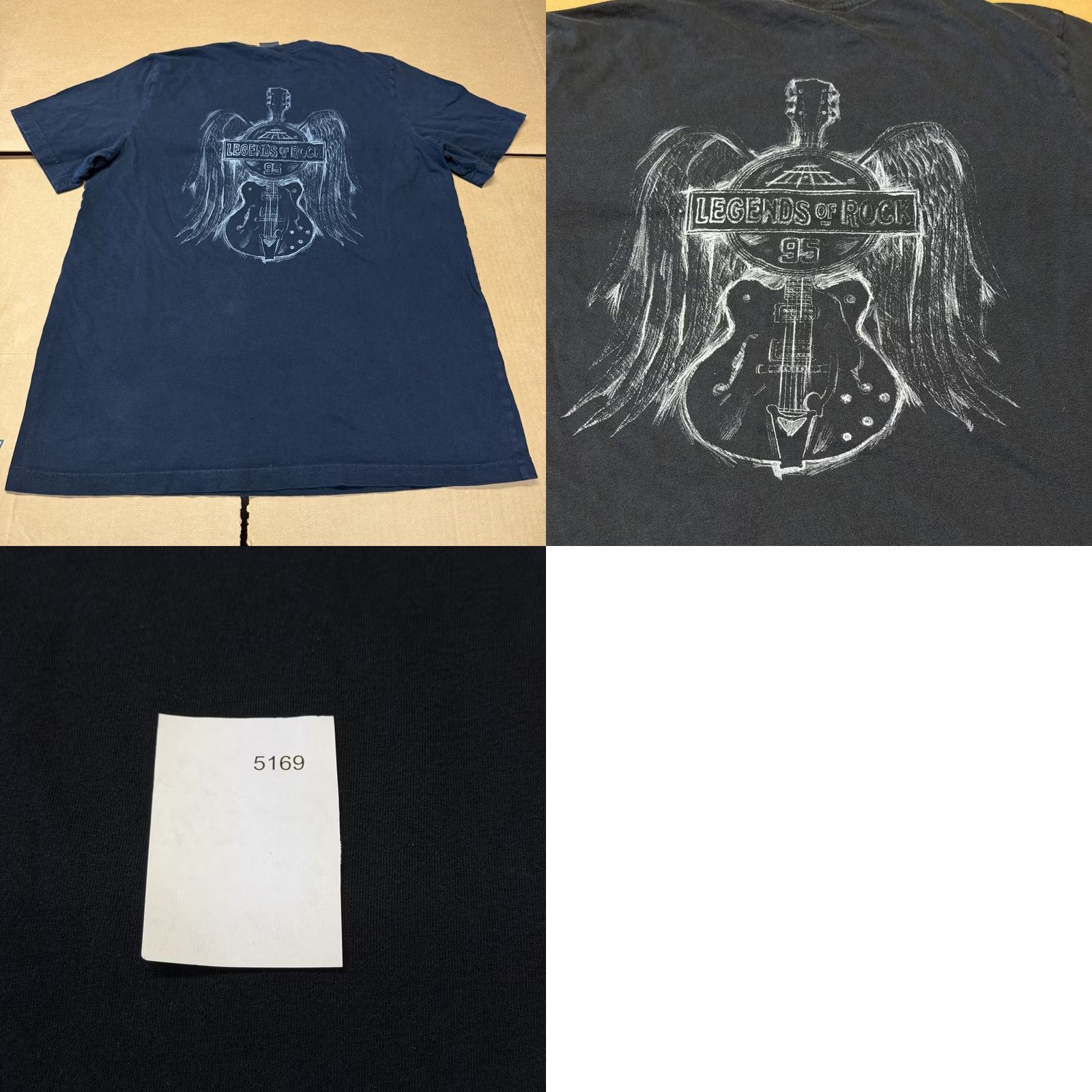 Vintage VINTAGE Rock & Roll Hall Of Fame Shirt Mens XL Blue Legends Of Rock Guitar 90s Size US XL / EU 56 / 4 - 9 Thumbnail