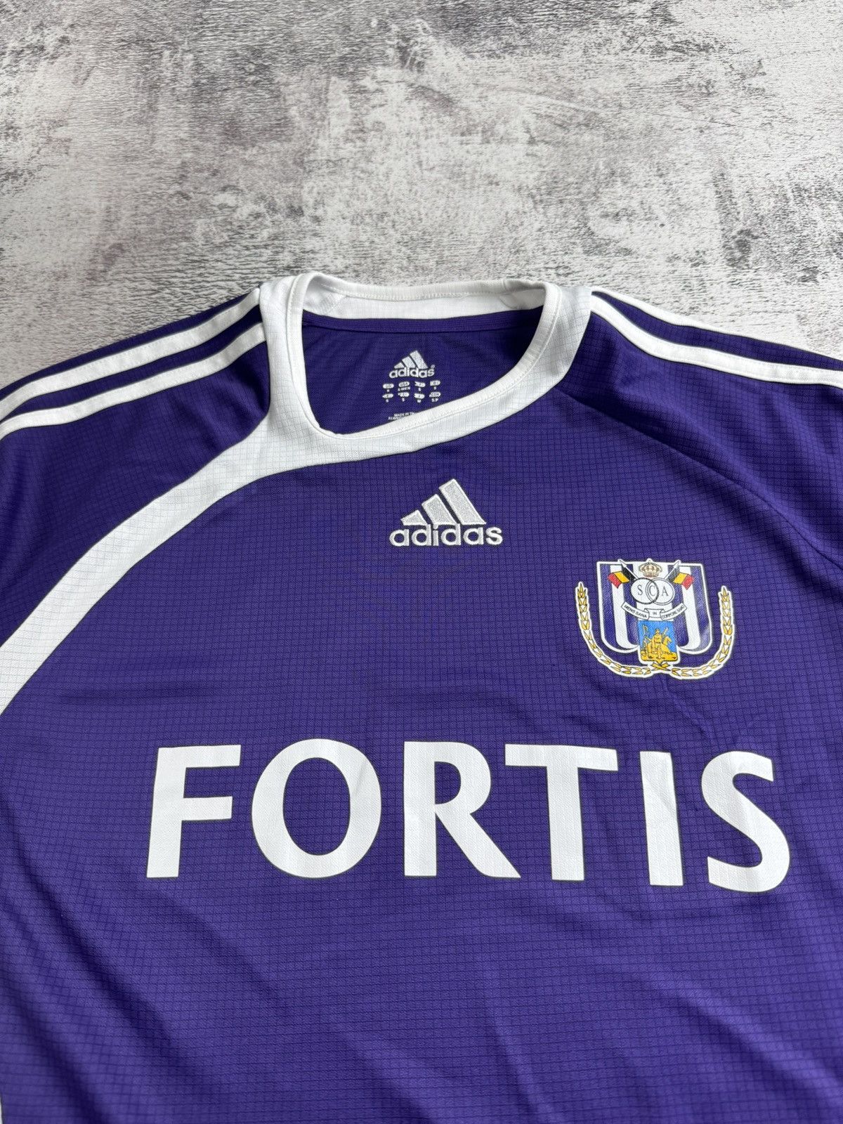 Adidas Anderlecht 2006 2008 Home Adidas Vintage Belgium Soccer Football Shirt Jersey Size US S / EU 44-46 / 1 - 7 Thumbnail