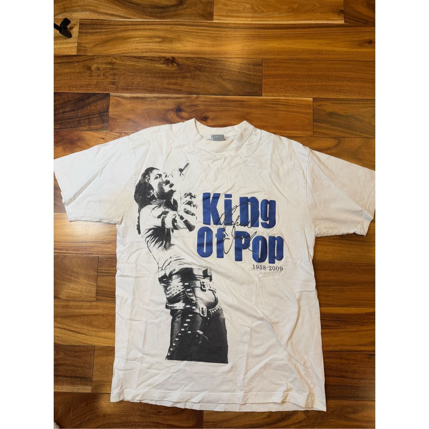 Vintage Size XL - Vintage Y2K 2009 Micheal Jackson King of Pop Memor Size US XL / EU 56 / 4 - 1 Thumbnail