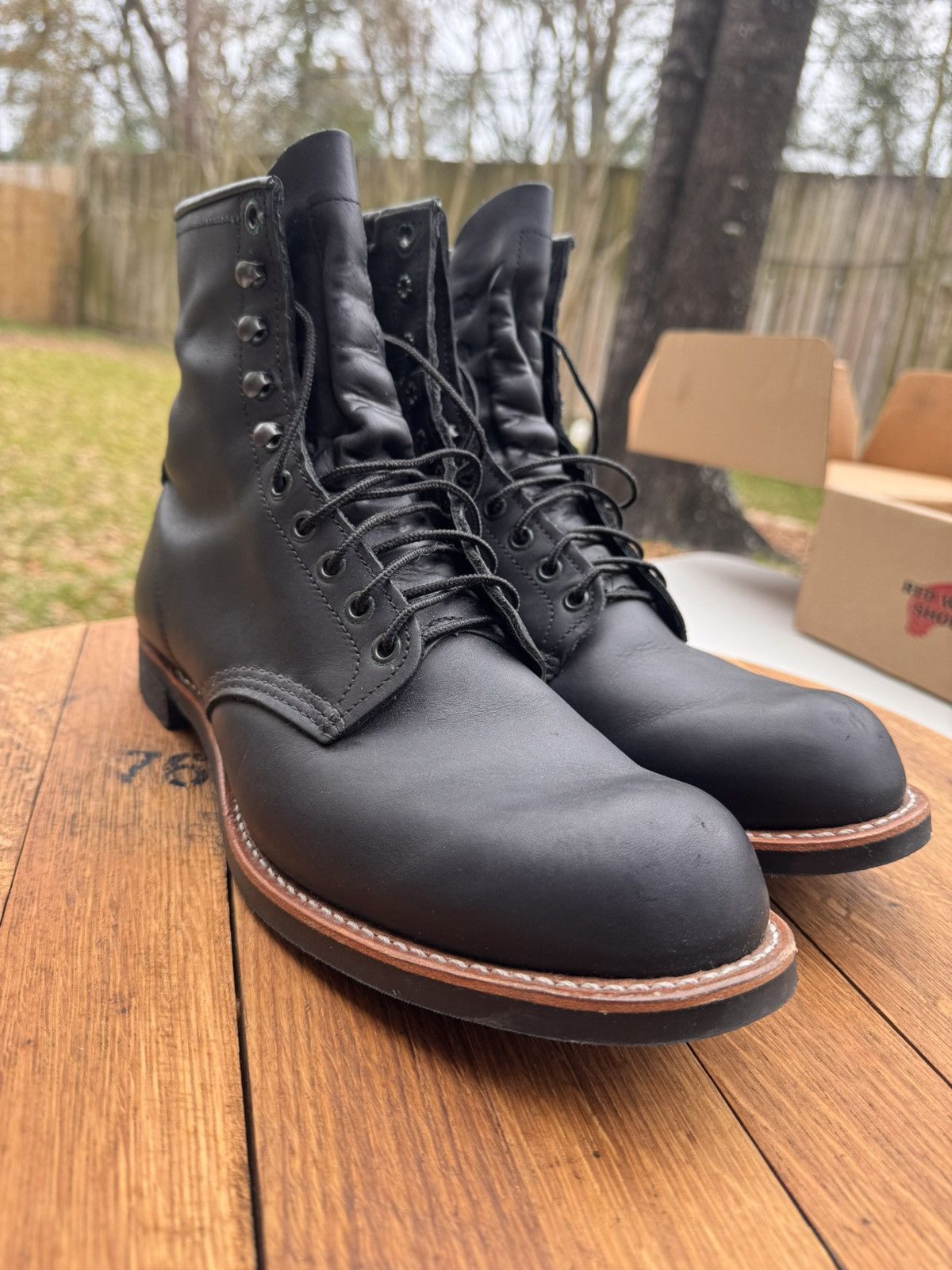 Red Wing Red Wing 2944 Harvester 8” Black Harness RARE Size US 12 / EU 45 - 2 Thumbnail