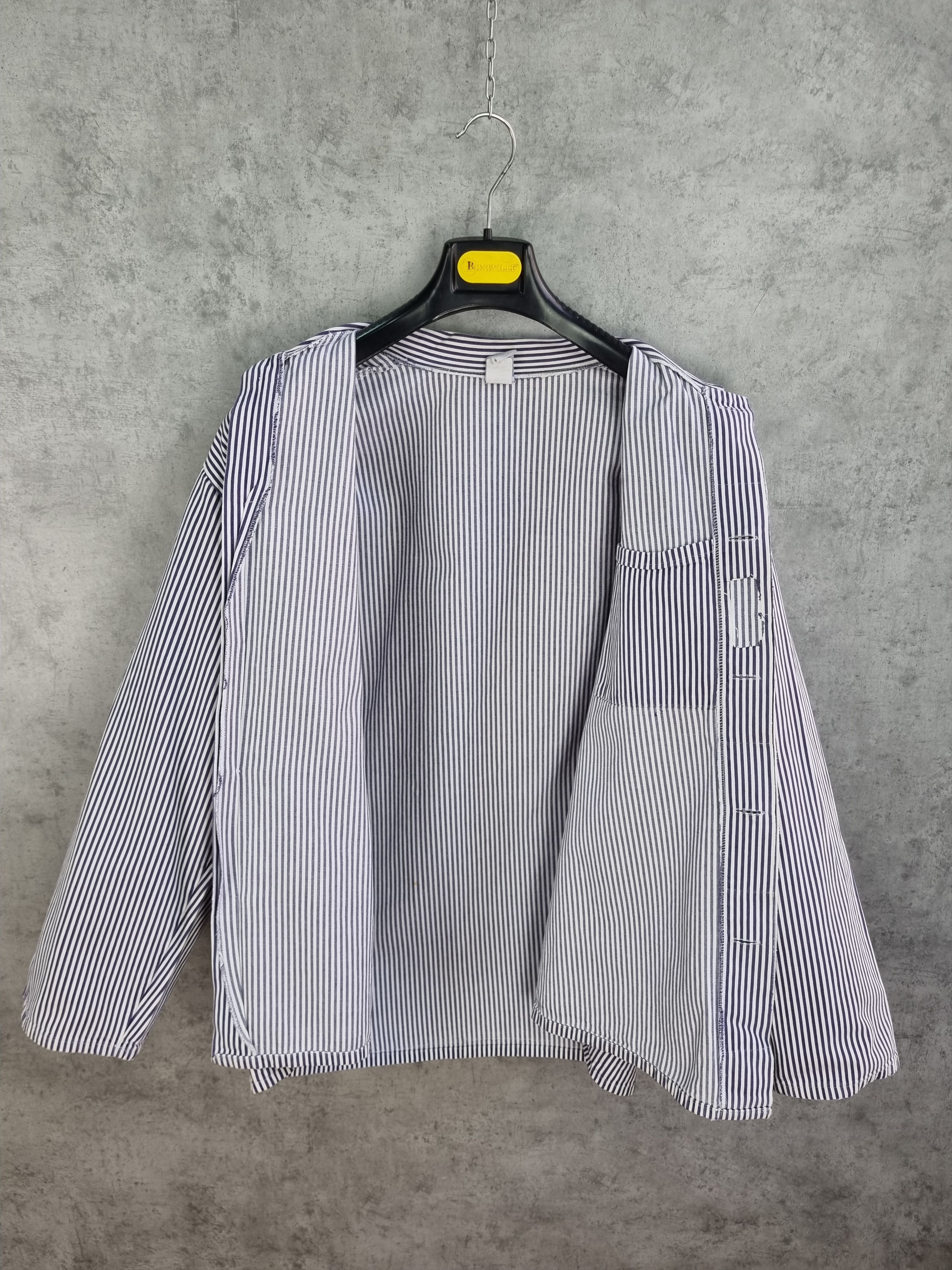 Le Laboureur × Vetra Vintage Striped Sailing Marina Worker German Light Jacket Size US XXL / EU 58 / 5 - 11 Thumbnail