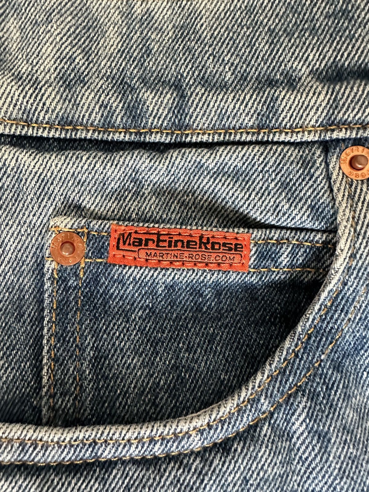 Martine Rose Martine Rose Blue Street Names Size 27" / US 4 / IT 40 - 8 Thumbnail