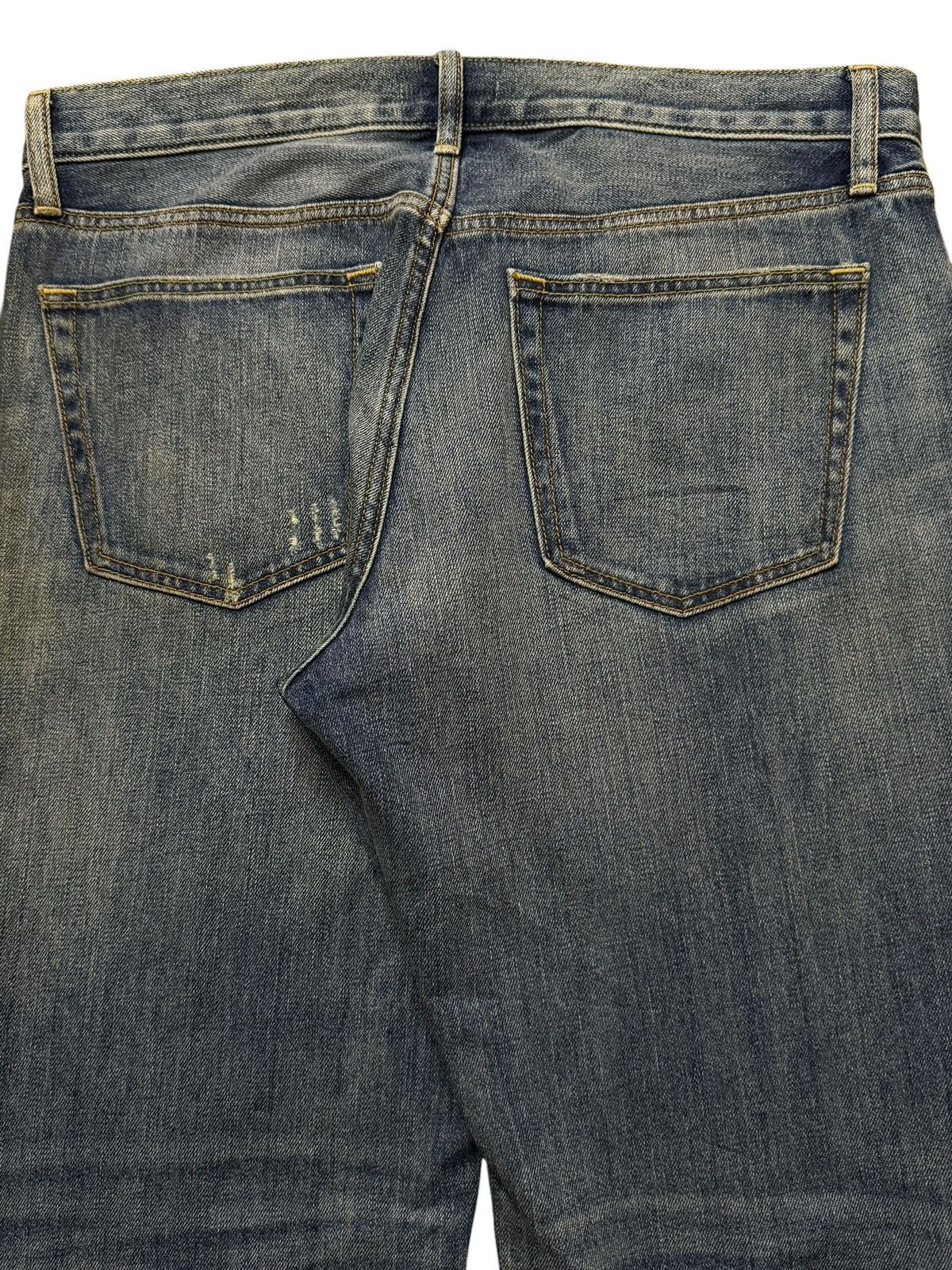 Uniqlo Vintage Y2K Japanese Uniqlo Faded Wash Distress Straight Leg Size US 34 / EU 50 - 5 Thumbnail