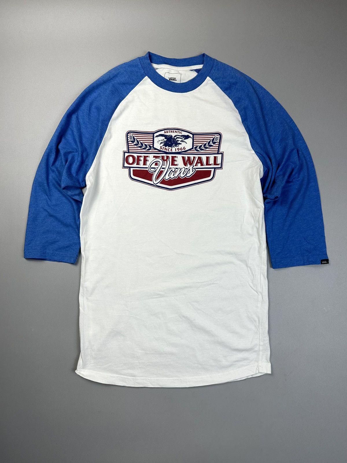 Vans 3/4 sleeve tee vans big logo Size M / US 6-8 / IT 42-44 - 1 Thumbnail