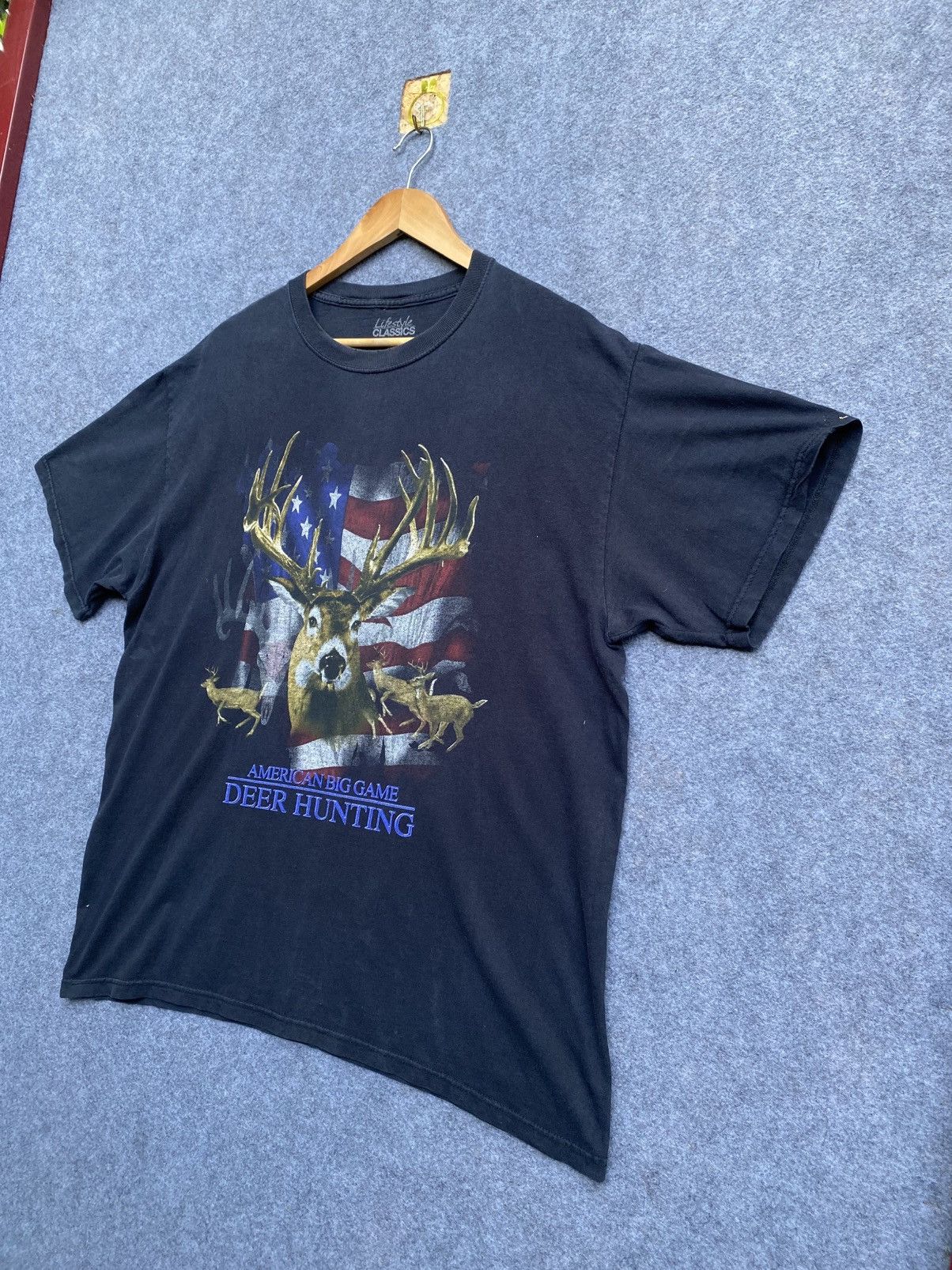 Japanese Brand × Vintage America big game deer hunting tee Size US L / EU 52-54 / 3 - 2 Thumbnail