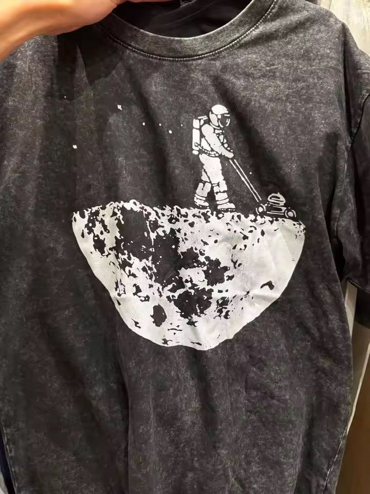 Japanese Brand Washed Out Style Mopping Moon Size US M / EU 48-50 / 2 - 1 Thumbnail