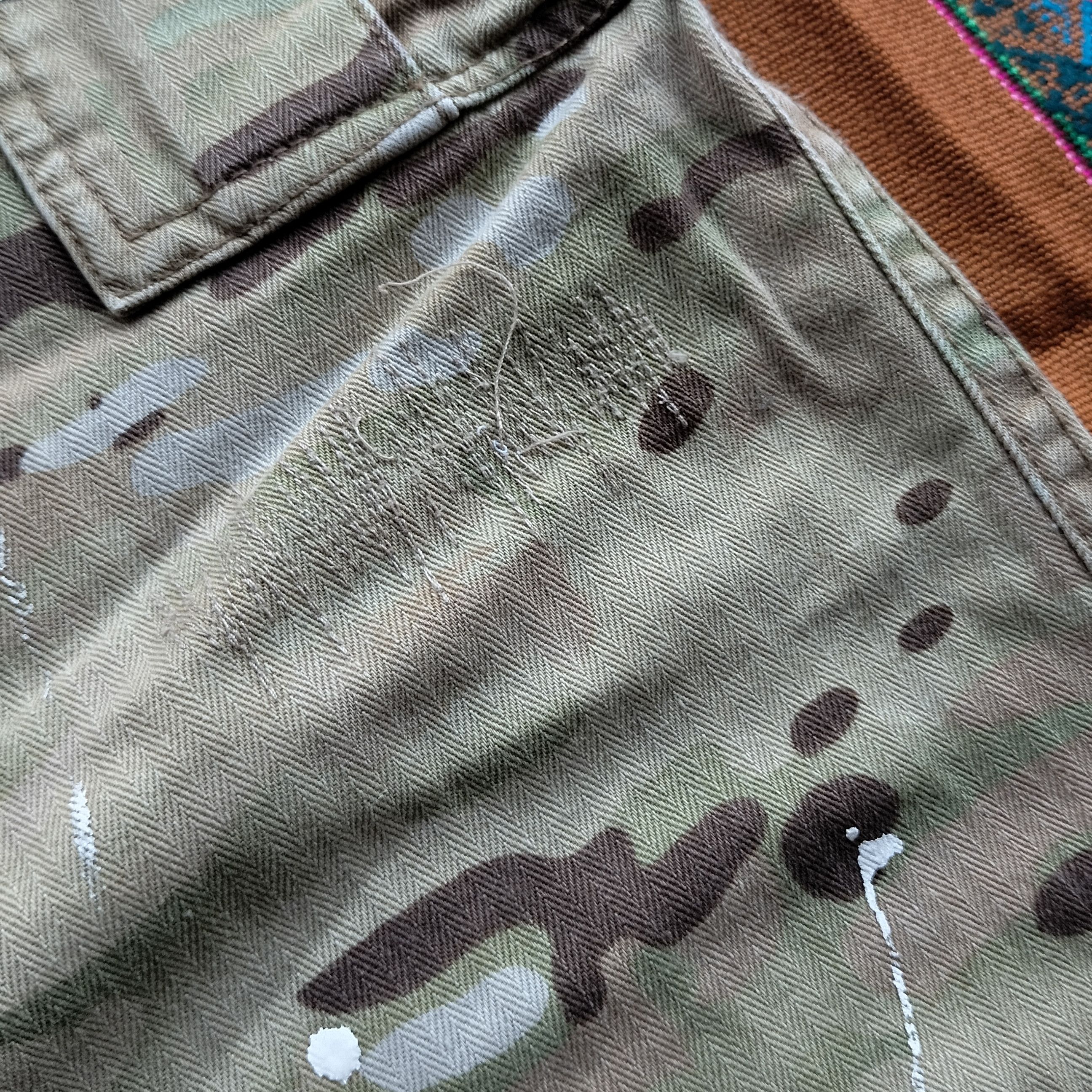 Buzz Rickson's splash paint stitching digital camou cargo pants Size US 34 / EU 50 - 8 Thumbnail
