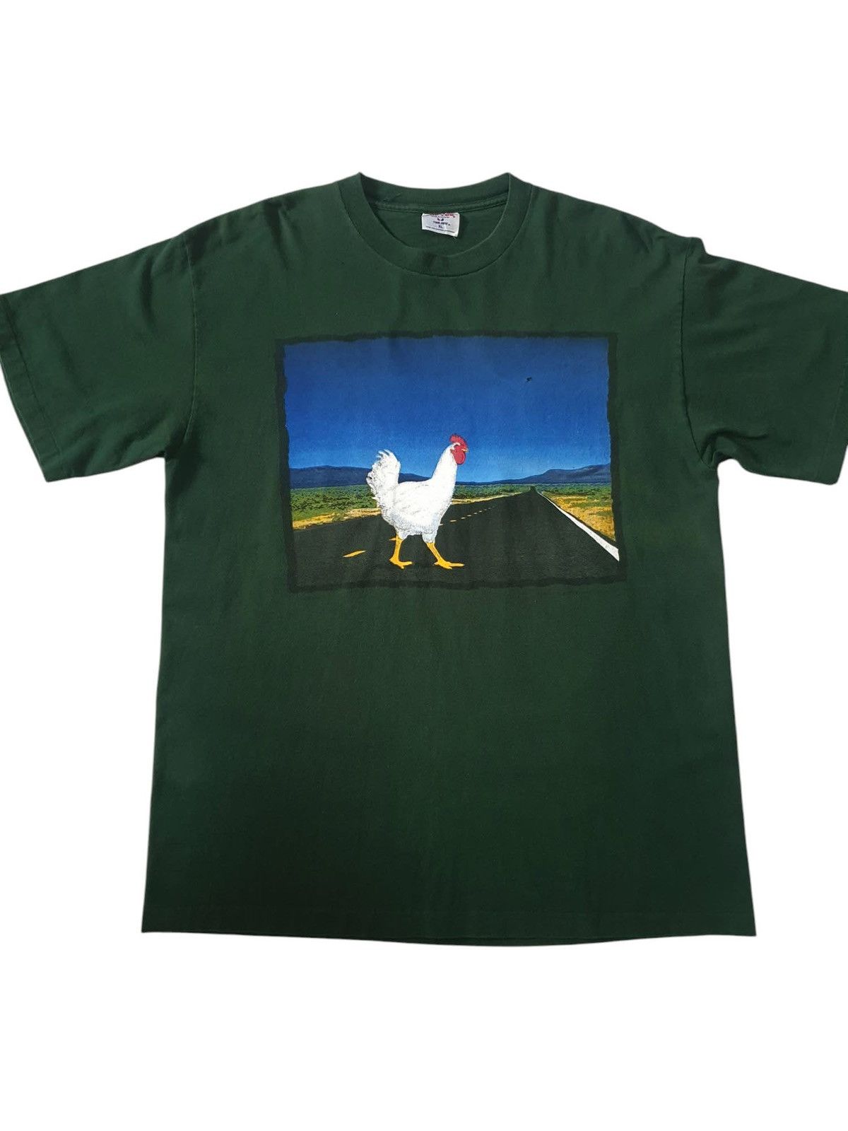 Budweiser × Vintage 90s Budweiser “Chicken Road” Funny Vintage Tee Size US XL / EU 56 / 4 - 4 Thumbnail