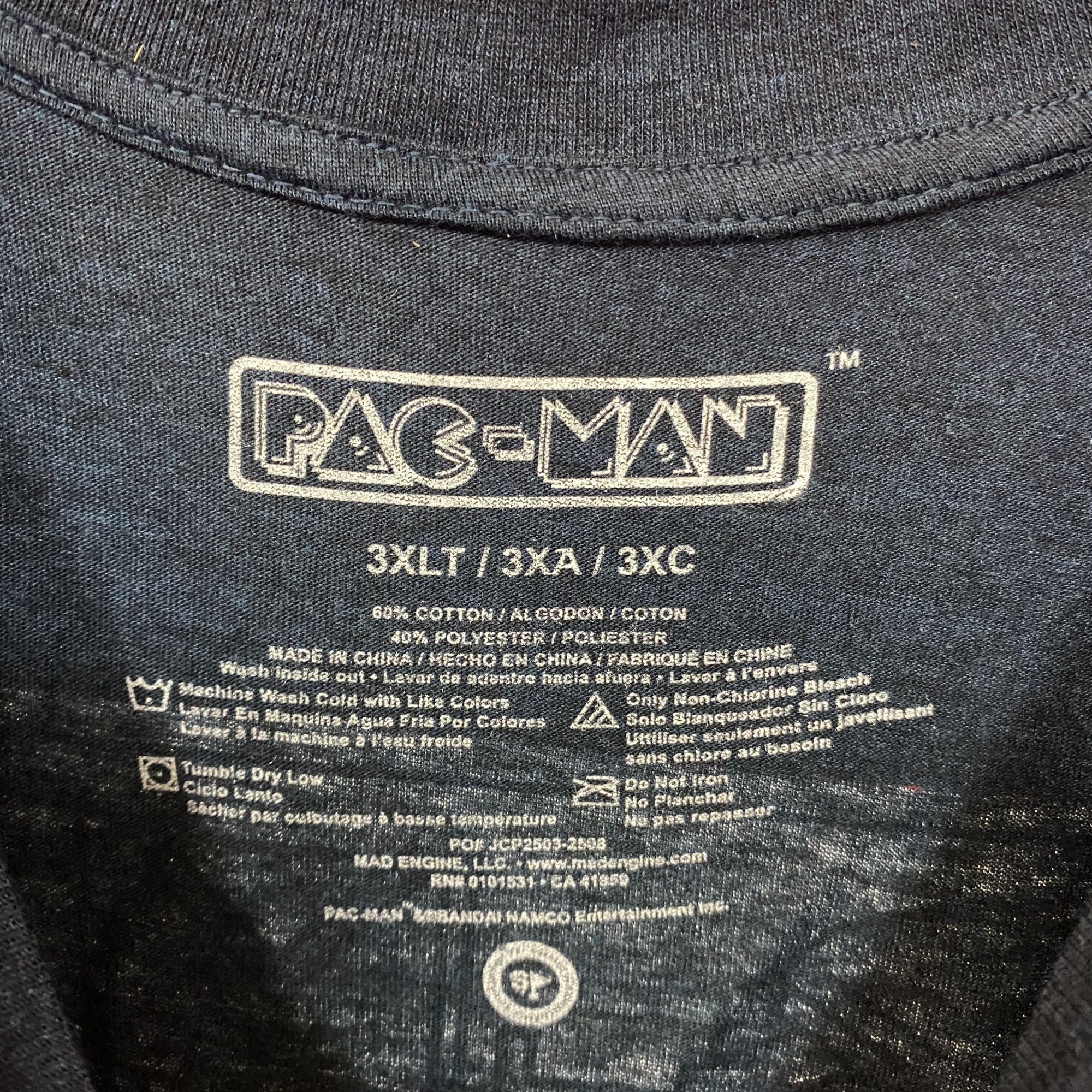 Other Pac-Man Retro Game T-Shirt 3XL Size US XXL / EU 58 / 5 - 4 Thumbnail