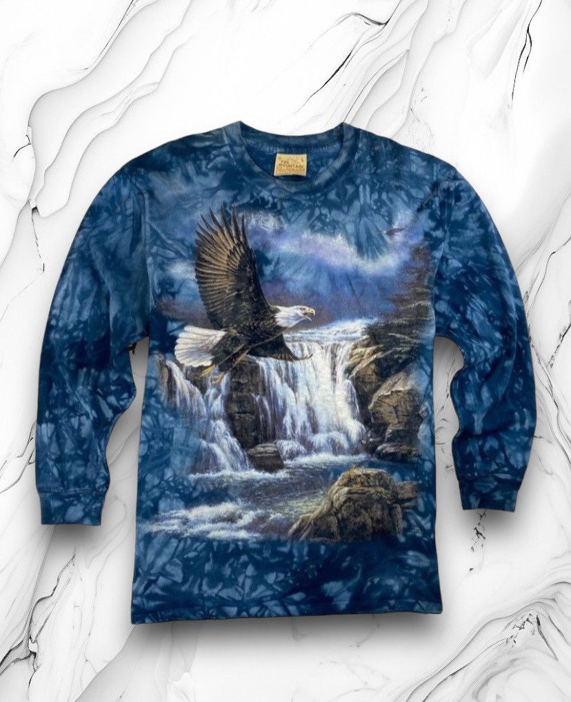 The Mountain Vintage 90s The Mountain Made In USA Long Sleeve T Shirt Size US L / EU 52-54 / 3 - 1 Thumbnail