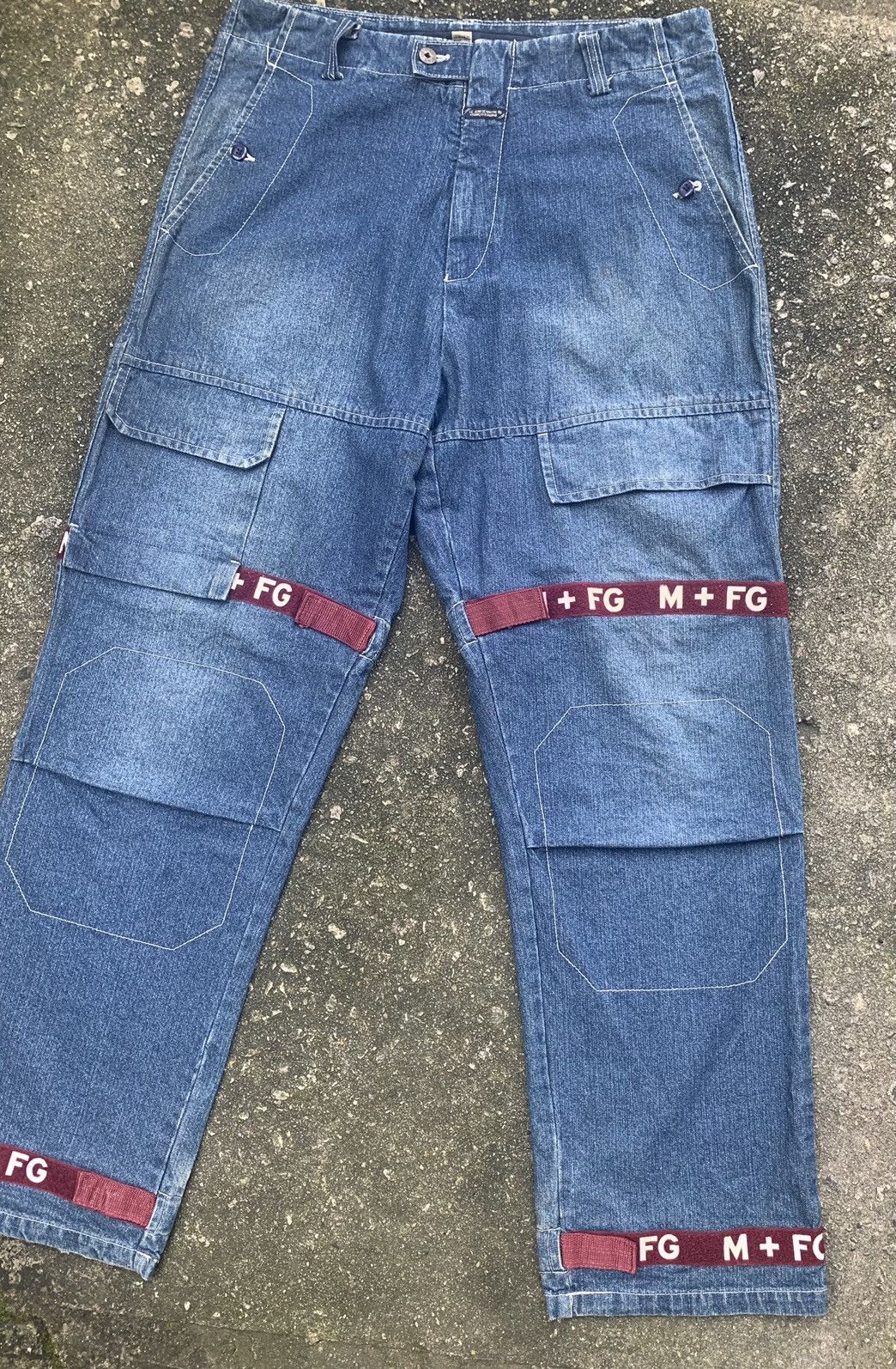 Marithe + Francois Girbaud Le Jean De Marithe Francois Girbaud Reconstructed Pant Size US 35 - 10 Thumbnail