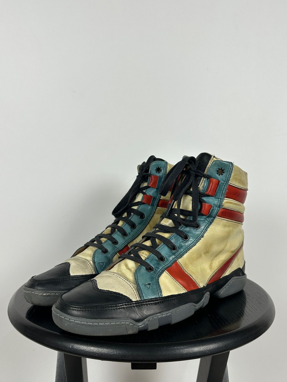 Marithe + Francois Girbaud 00s Vintage Marithé + François Girbaud High Top Sneakers Size US 8 / EU 41 - 12 Thumbnail